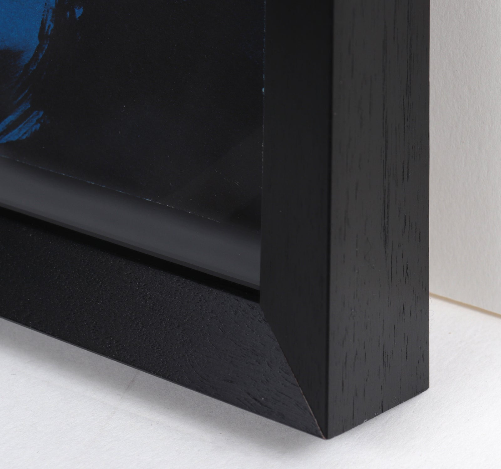 Abstract Print in Blue & Black<br>1997 Lithograph <br><br>#96831