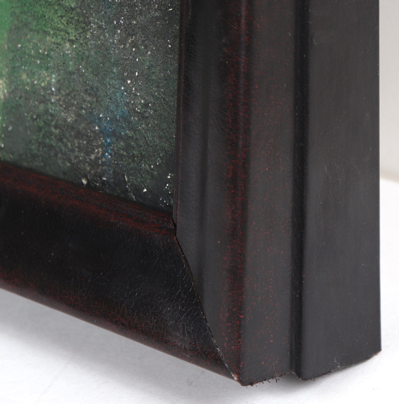 Abstracted Still Life with Text & Coffee Cup <br>20th Century Oil <br><br>#B0714