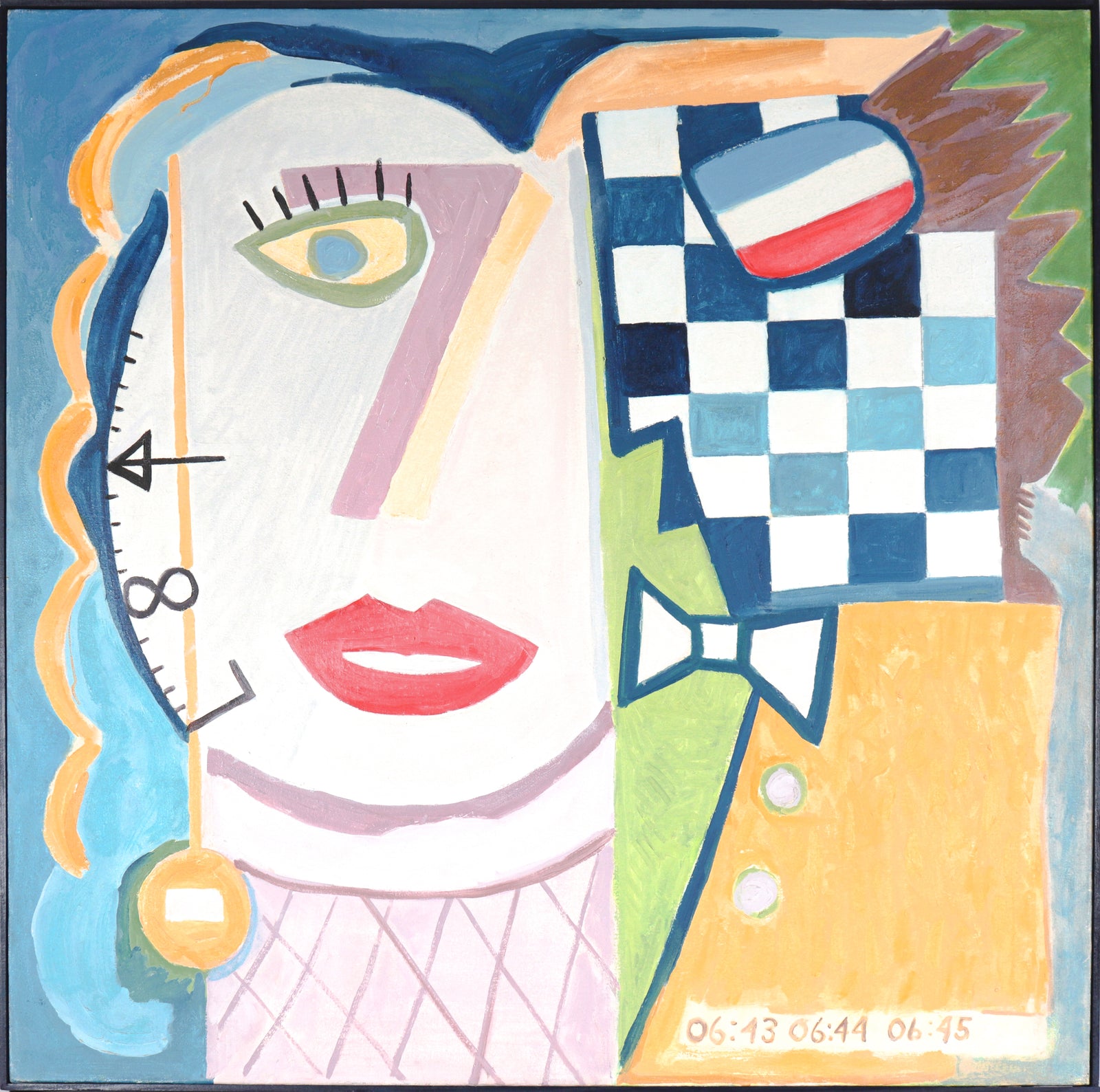 Face in the Abstract<br>20th Century Oil<br><br>C4227