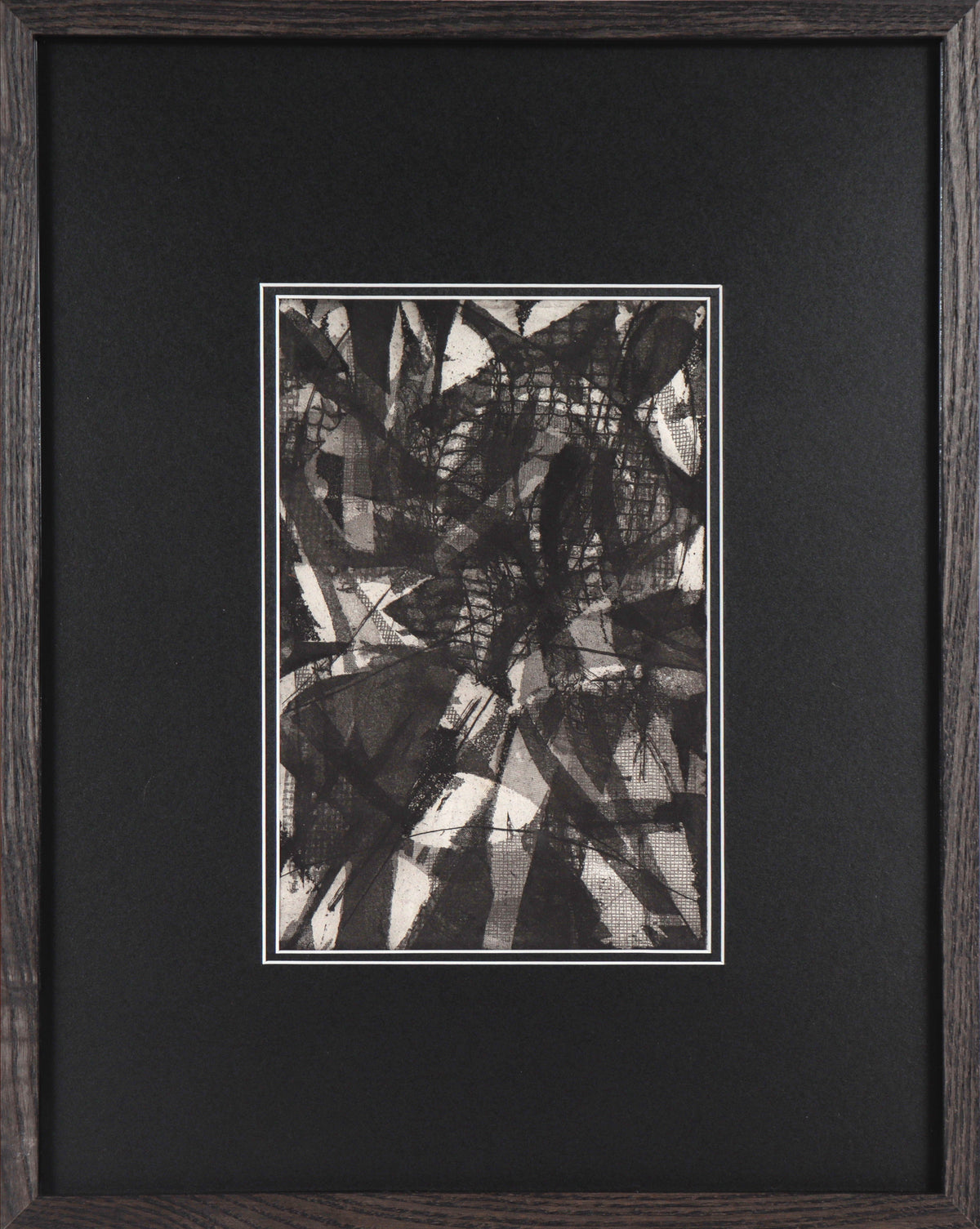 Expressive Monochrome Aquatint Abstract, 20th Century &lt;br&gt;&lt;br&gt;#C5280