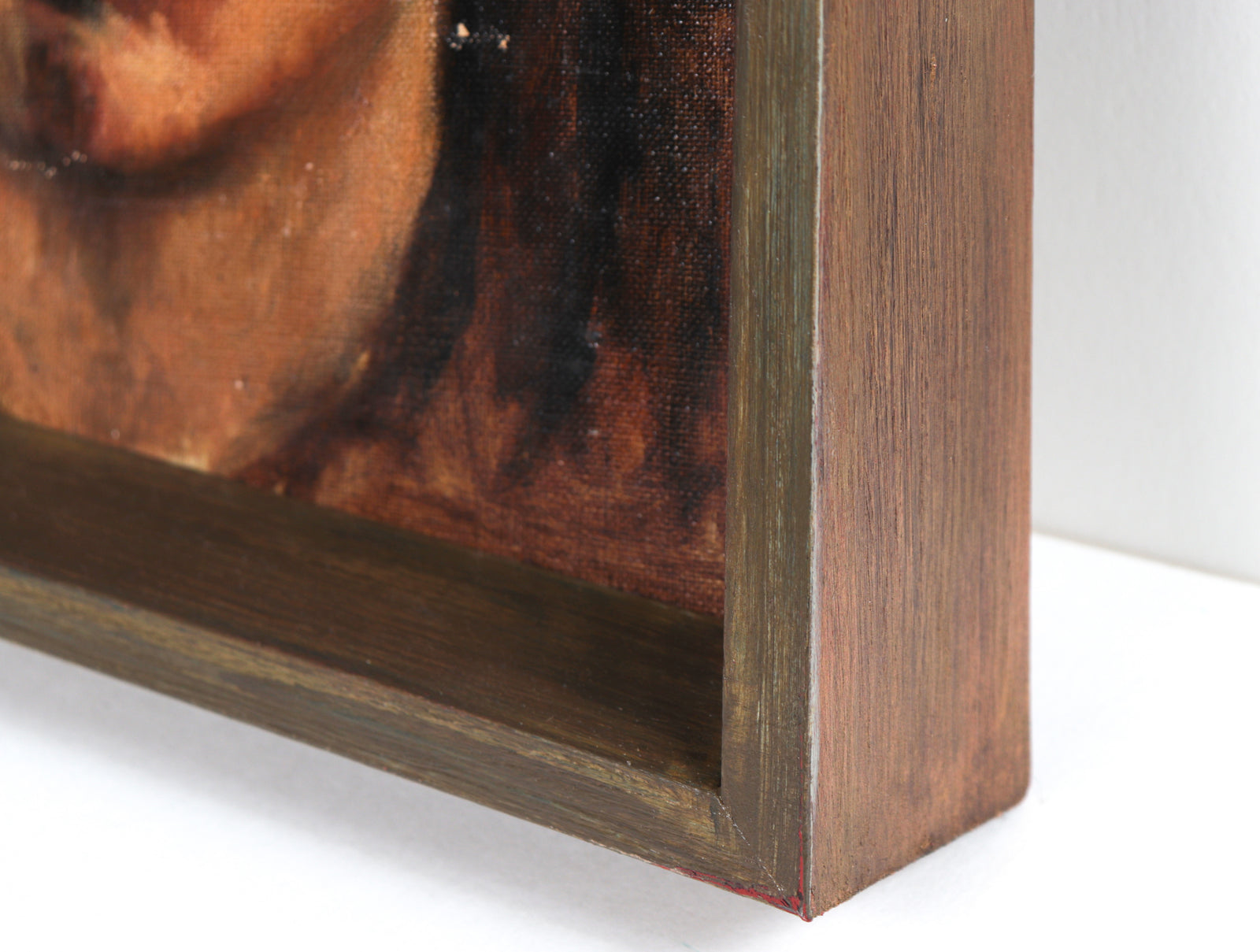 <i>Self Portraits Are Saturdays</i> <br>Early 20th Century Oil <br><br>#C5686