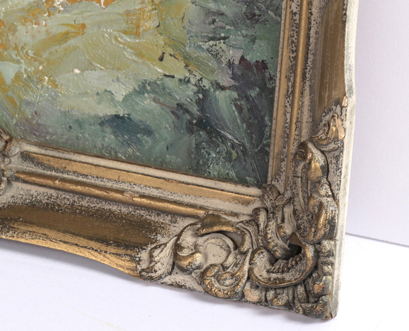 Soviet Impressionist Scene at Dusk <br>20th Century Oil <br><br>#C6660