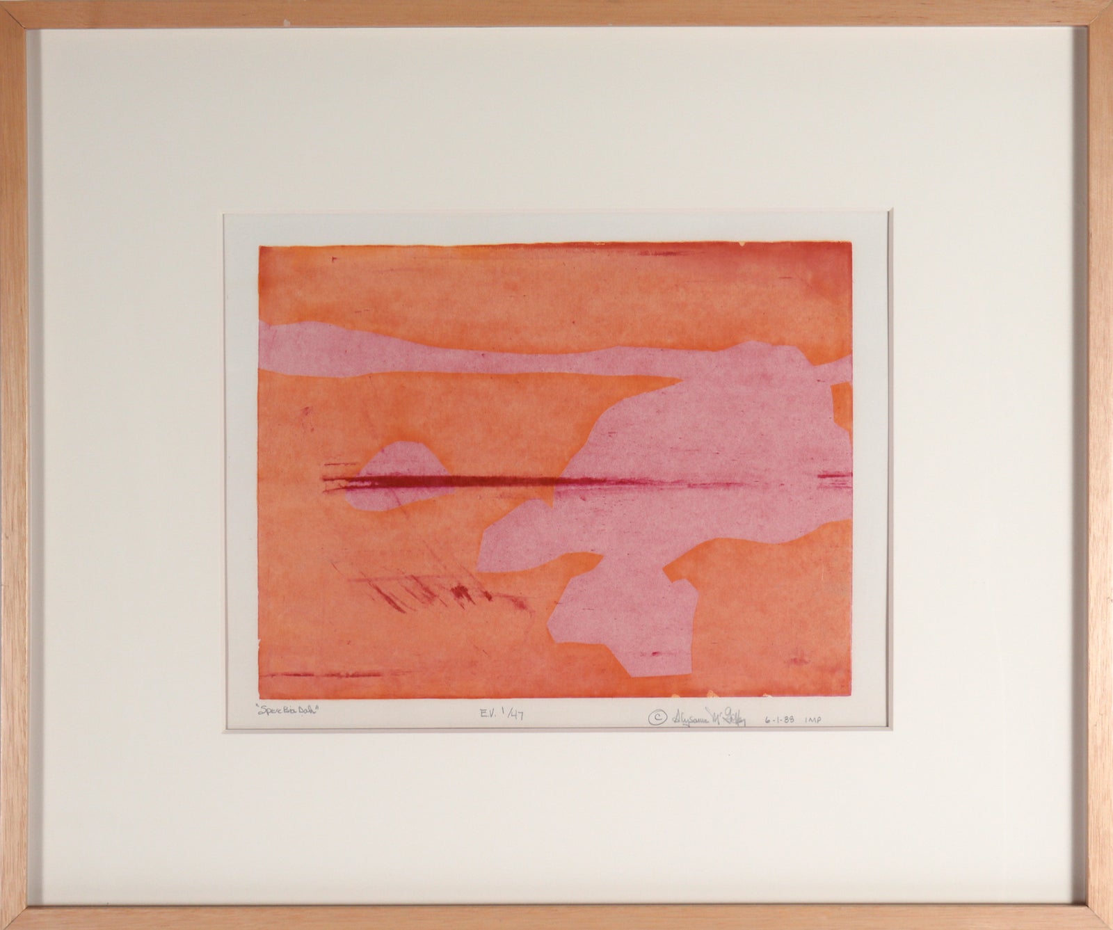 <I>Spee Bia Dah</I> <br>1988 Serigraph <br><br>#C7147