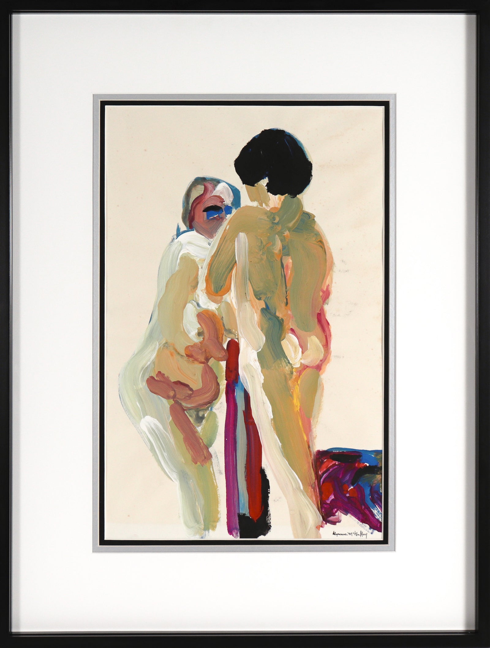 Two Bay Area Figurative Nudes <br>20th Century Oil <br><br>#C7415