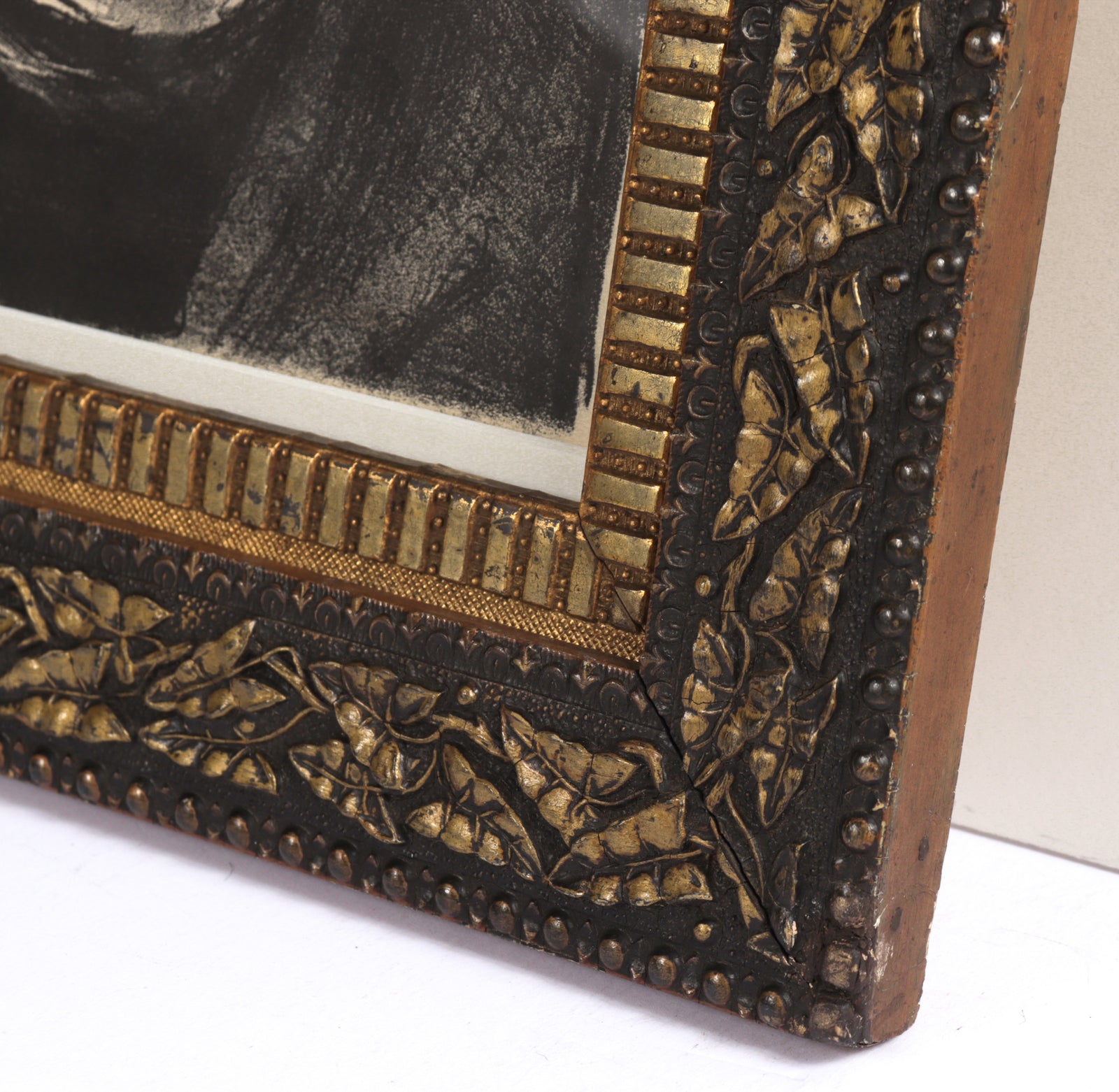 Shadowy Man in Newsboy Cap <br>1932 Lithograph <br><br>#C7680