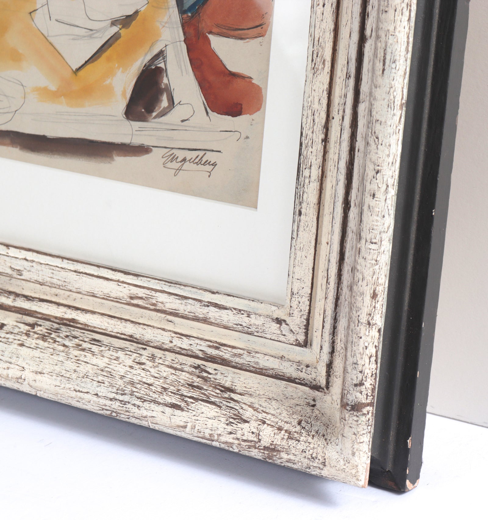 Letters From Home <br>1940's Ink & Watercolor <br><br>#C7681