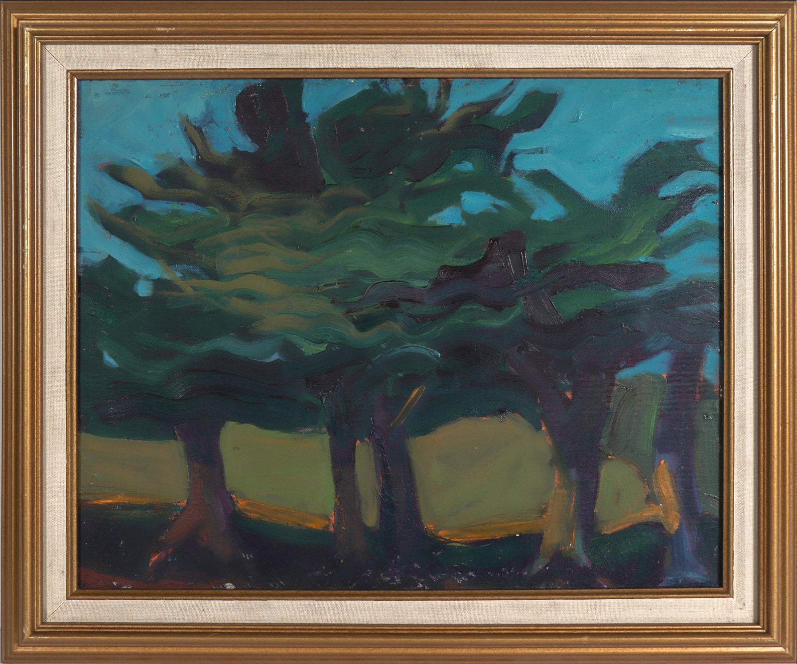 Moody Grove of Trees <br>20th Century Oil <br><br>#C7708