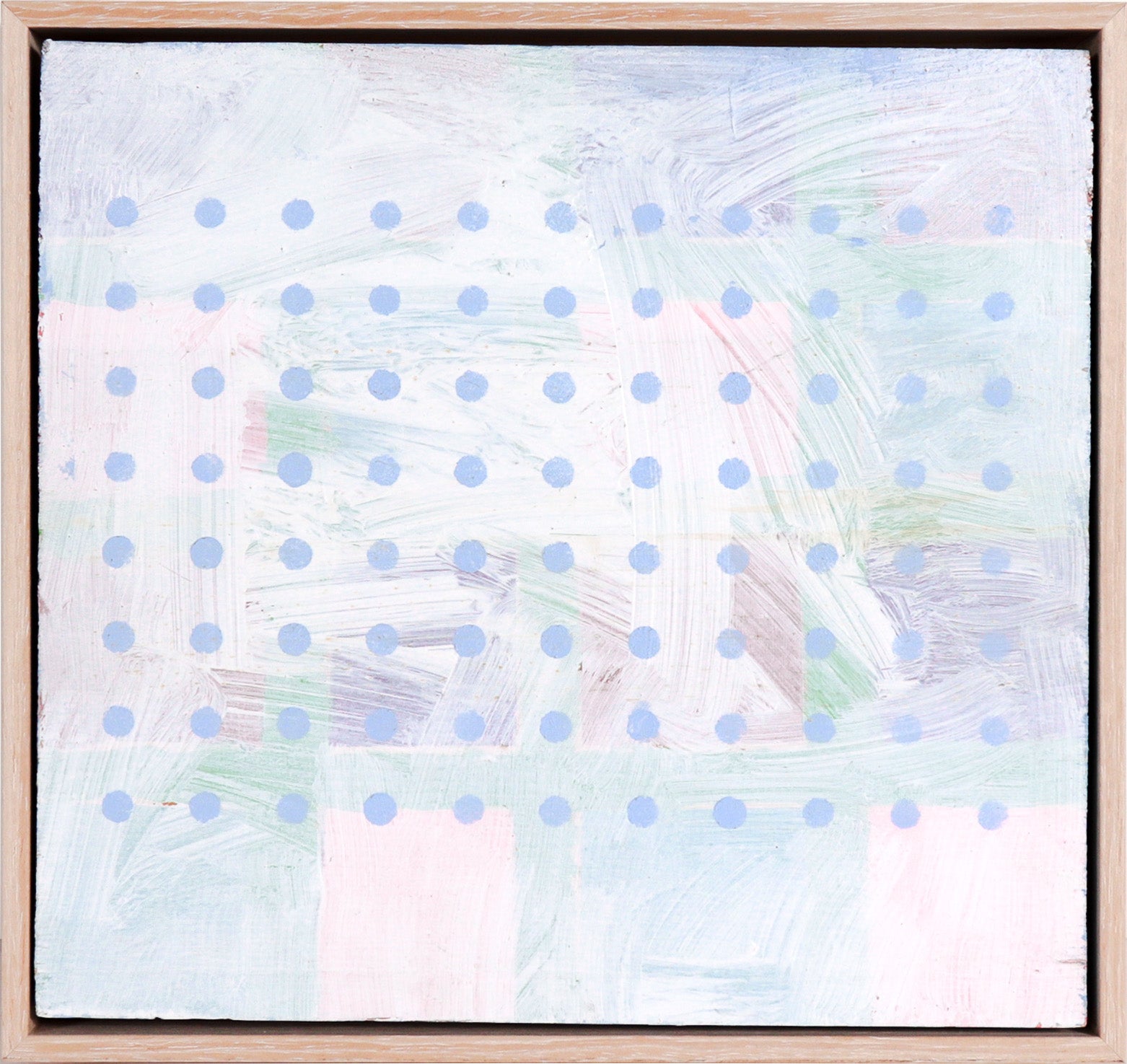 Pale Geometric Grid <br>20th Century Acrylic <br><br>#C8030