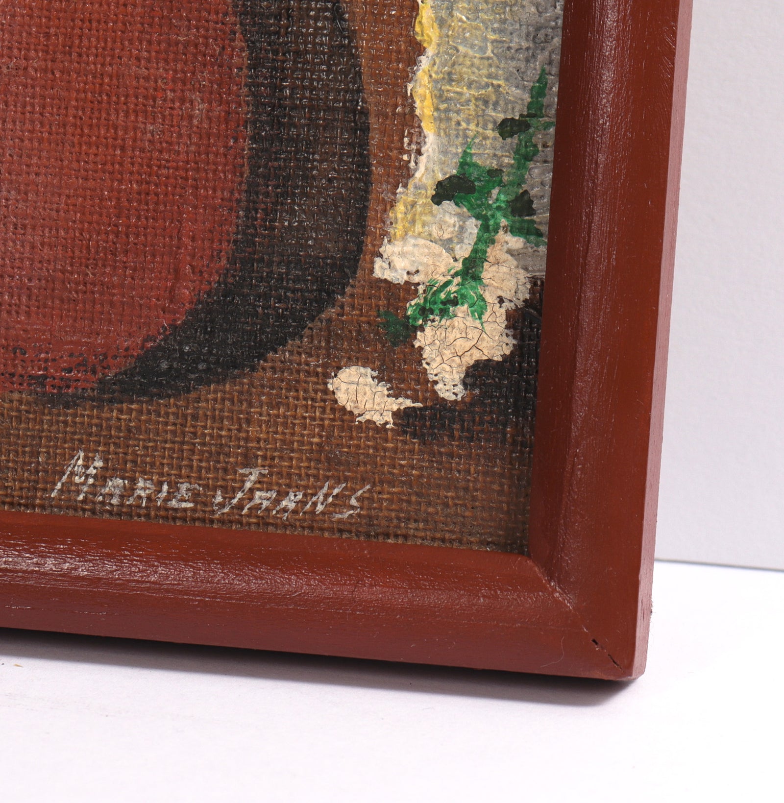 <I>White Blossoms</I> <br>1983 Acrylic <br><br>#C8170