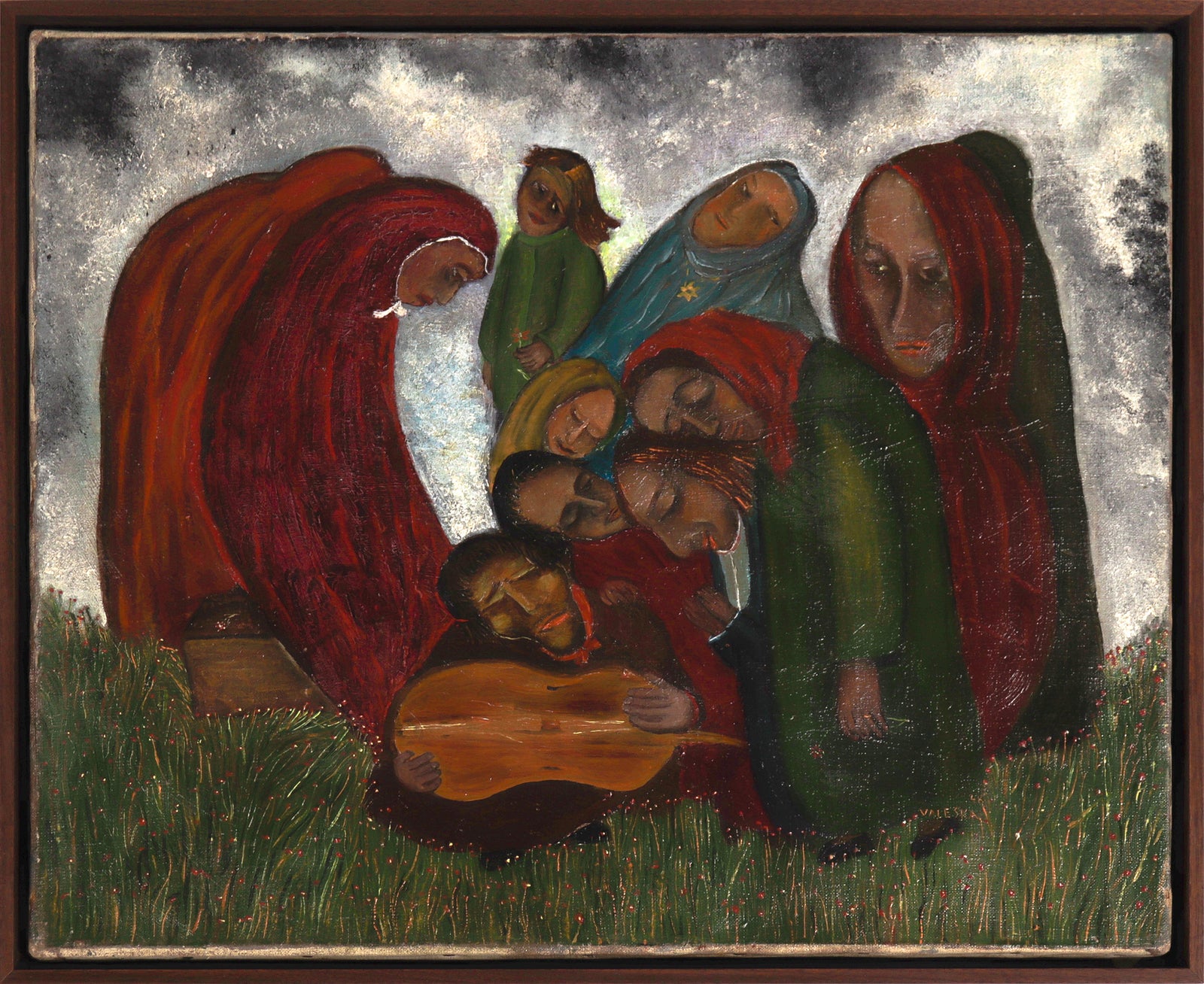 <i>Mourning</i> <br>1940-49 Oil <br><br>#C8216