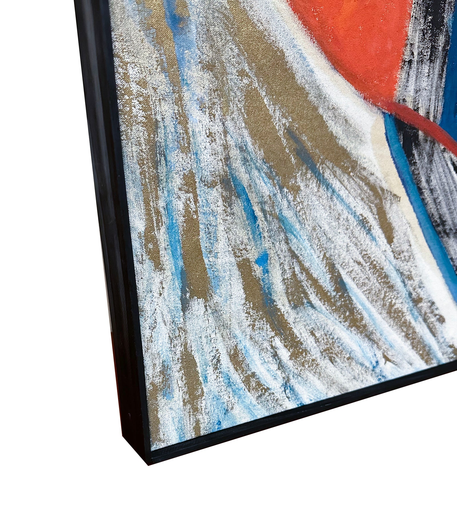 <i>L'espace</i> <br>1980s Mixed Media Abstract <br><br>#C8923