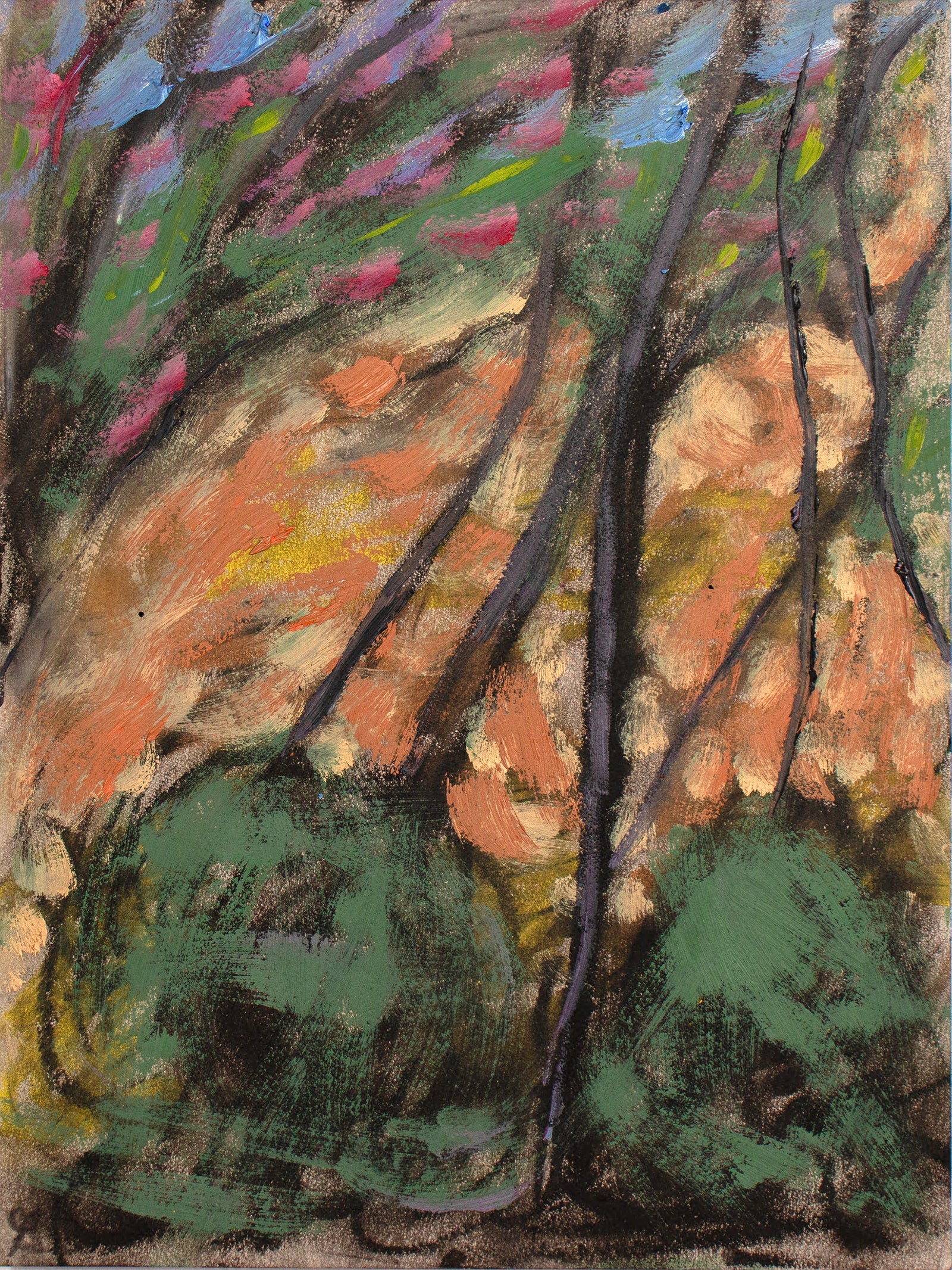<i>Orr Creek</i> <br>2025 Oil & Pastel on Paper <br><br>#C9058