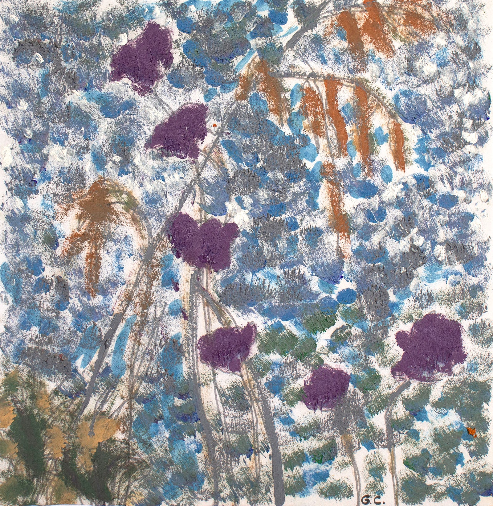 Floral Still Life Study <br>2025 Oil on Paper <br><br>#C9064