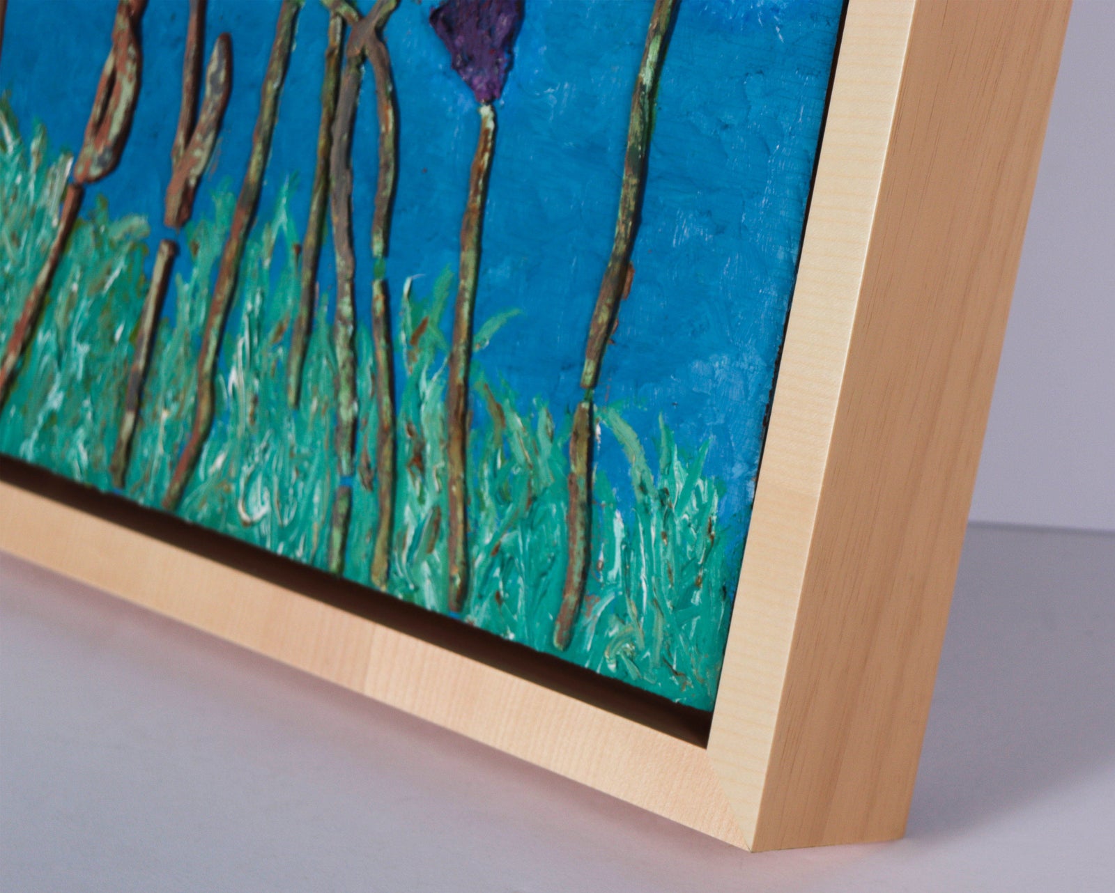 <i>Blue Dicks (flower)</i> <br>2025 Oil <br><br>#C9094