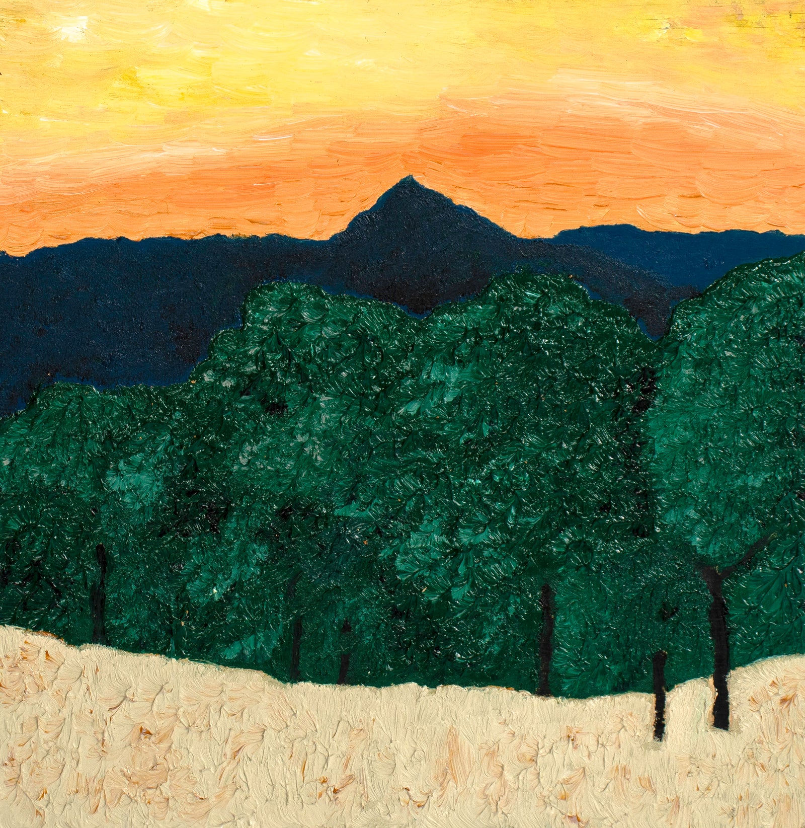 <i>Eagle Peak Sunset</i> <br>2025 Oil <br><br>#C9095