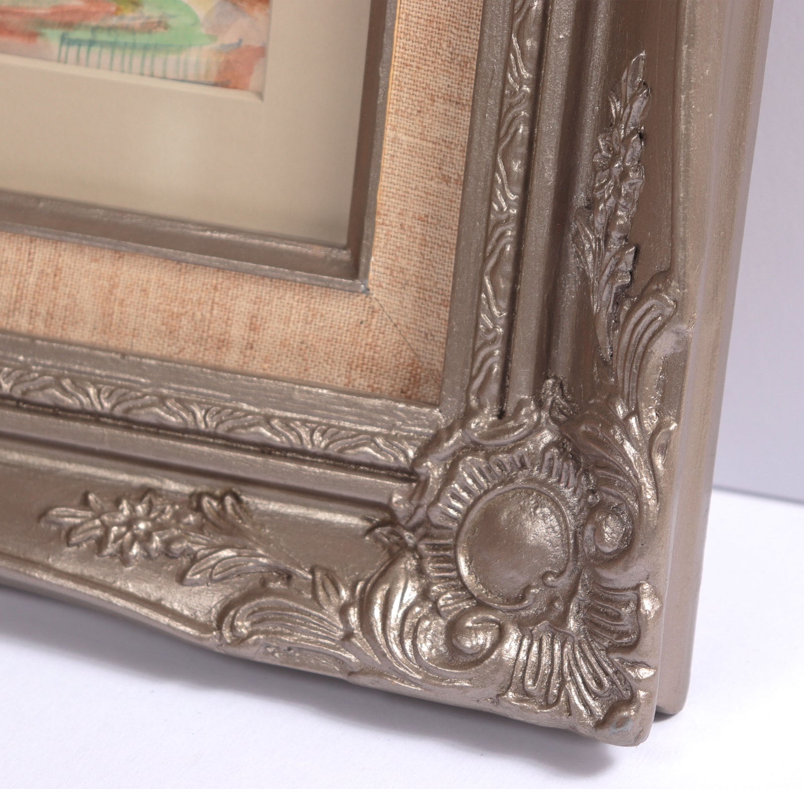 Dreamy European Scene with Fountain <br>20th Century Watercolor <br><br>#C9118