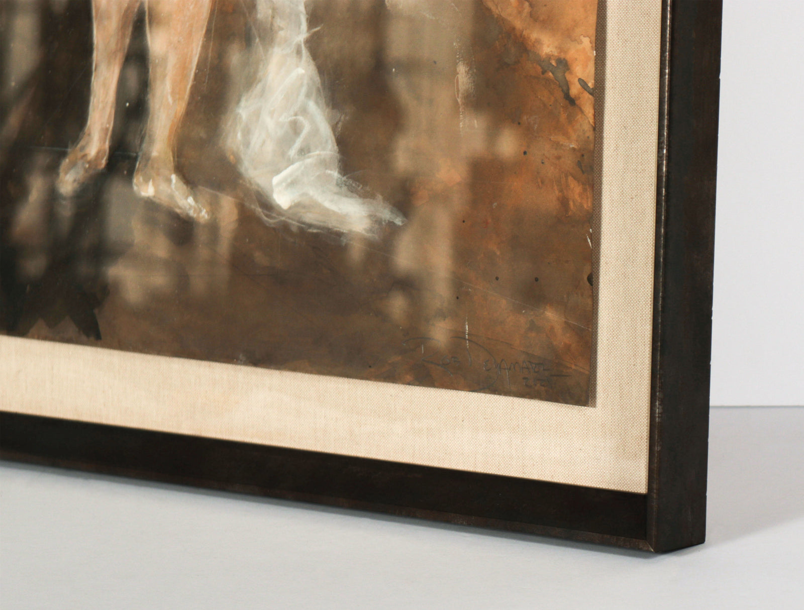 <i>Greco-Roman Figure I</i> <br>2025 Gouache, Chalk & Charcoal <br><br>#C9131