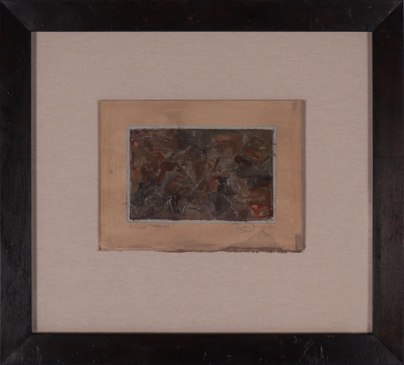 <i>Ancient Terrazzo</i> <br>2025 Gouache & Mixed Media <br><br>#C9149