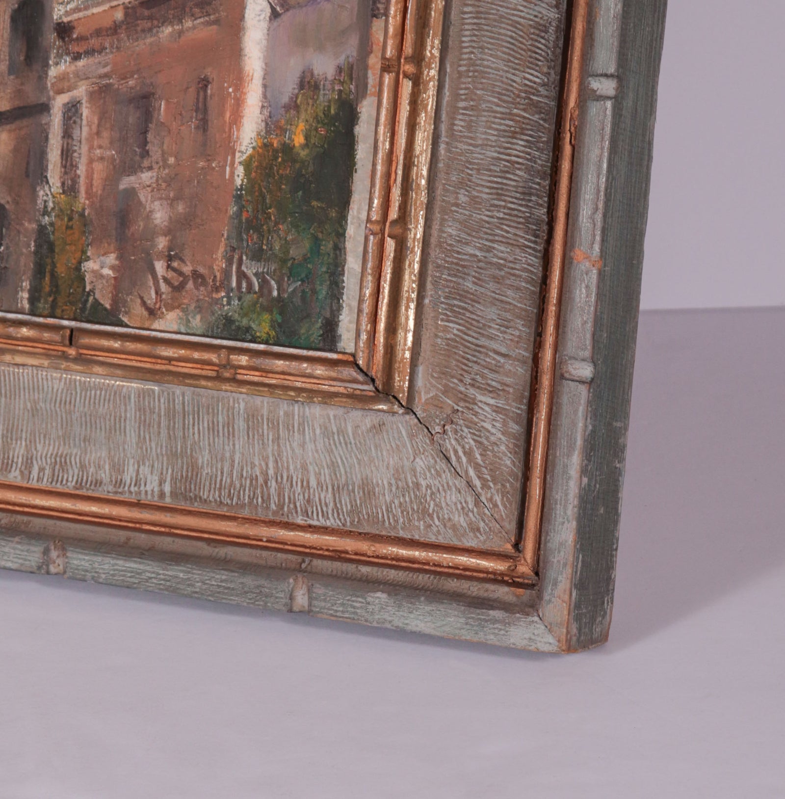 View from Buena Vista Park, SF <br>1990s Oil <br><br>#C9507