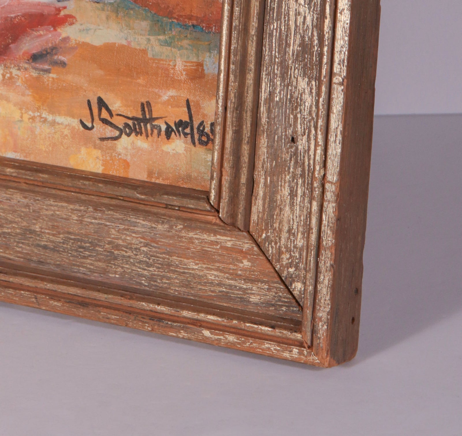 Nudes at China Beach, SF <br>1985 Oil <br><br>#C9531