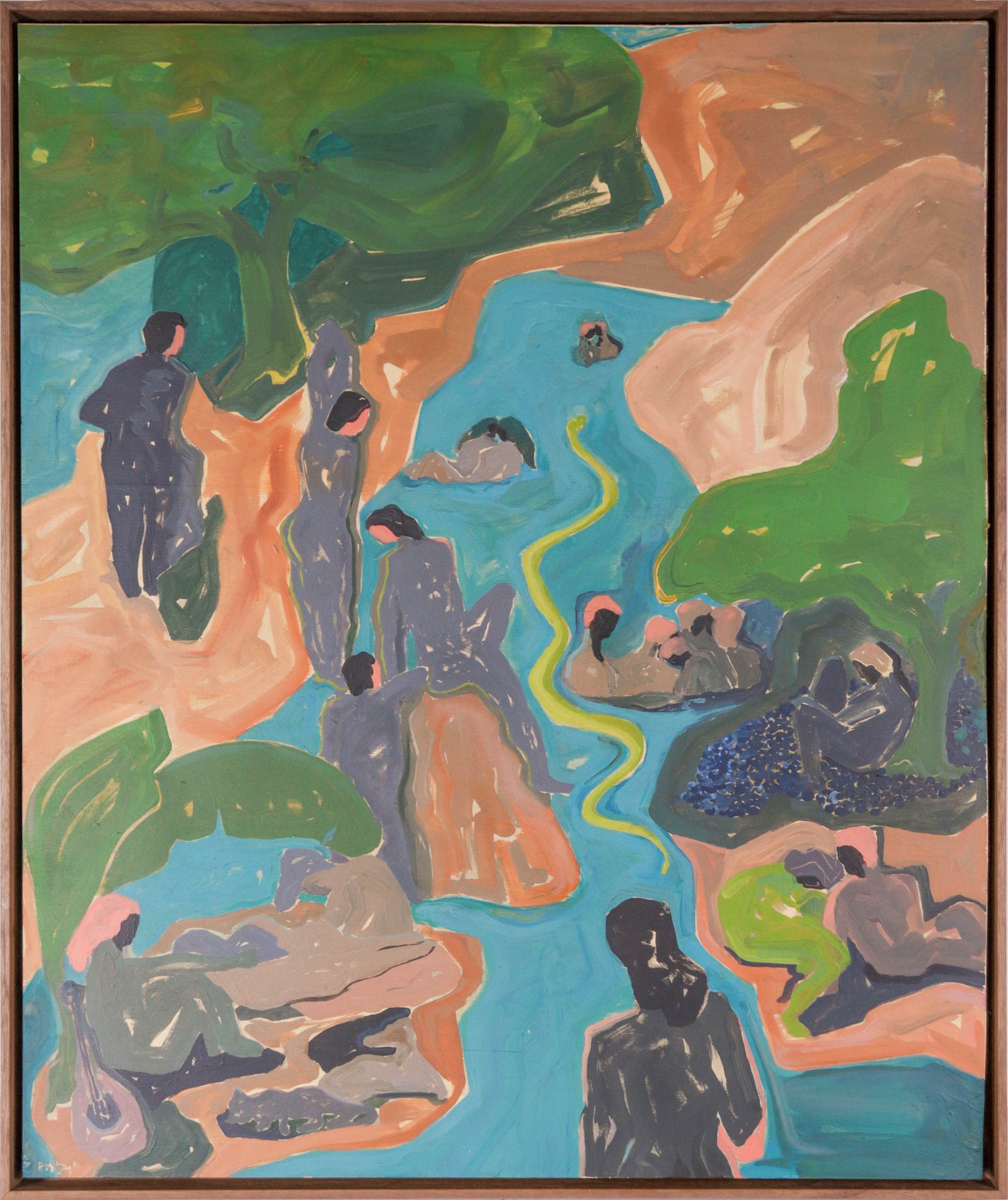 <i>A New Eden</i> <br>2024 Hand-Mixed Pigment <br><br>#C9575