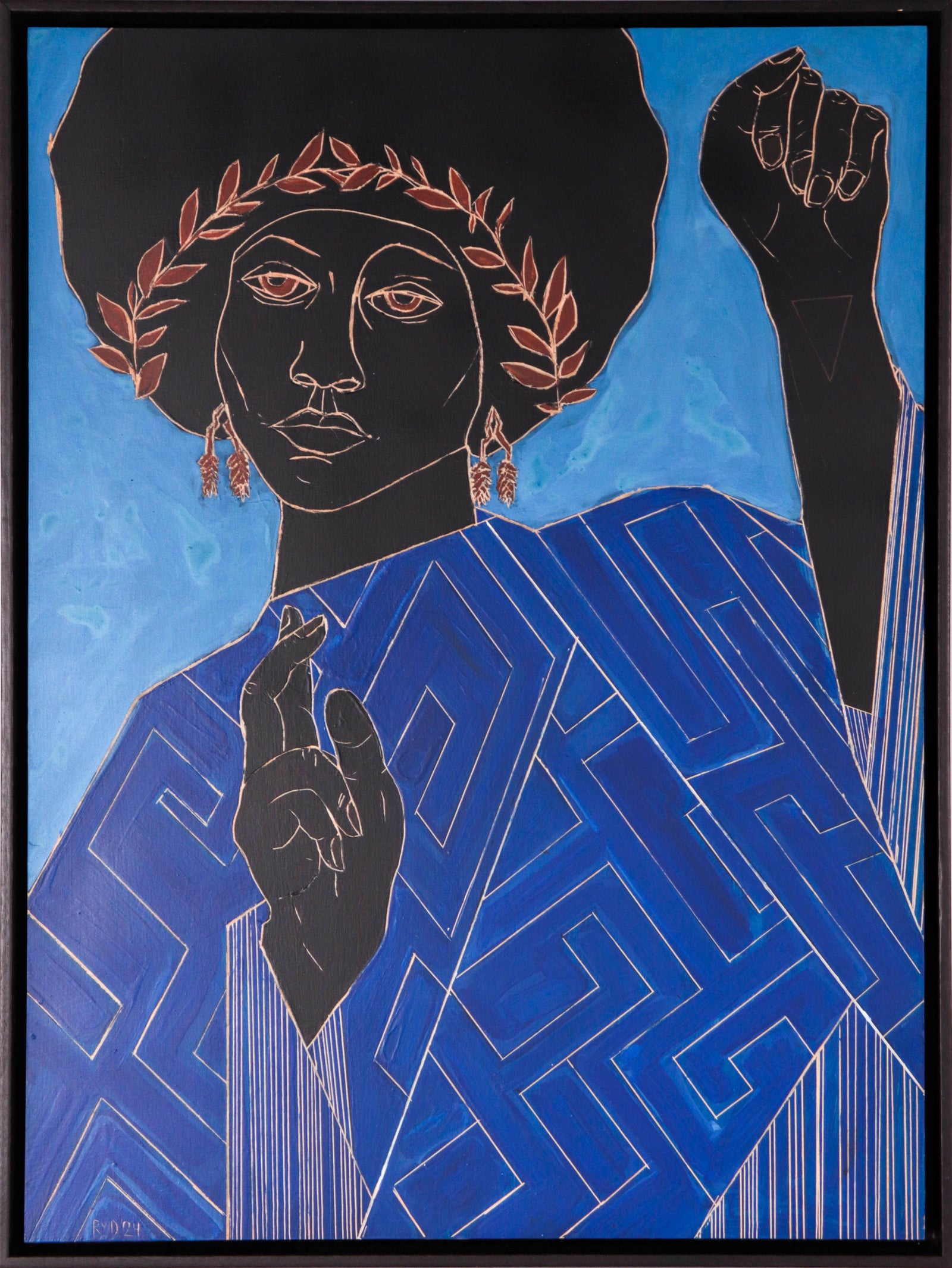 <i>Birth of Consciousness (Eve)</i> <br>2024 Hand-Mixed Pigment <br><br>#C9582