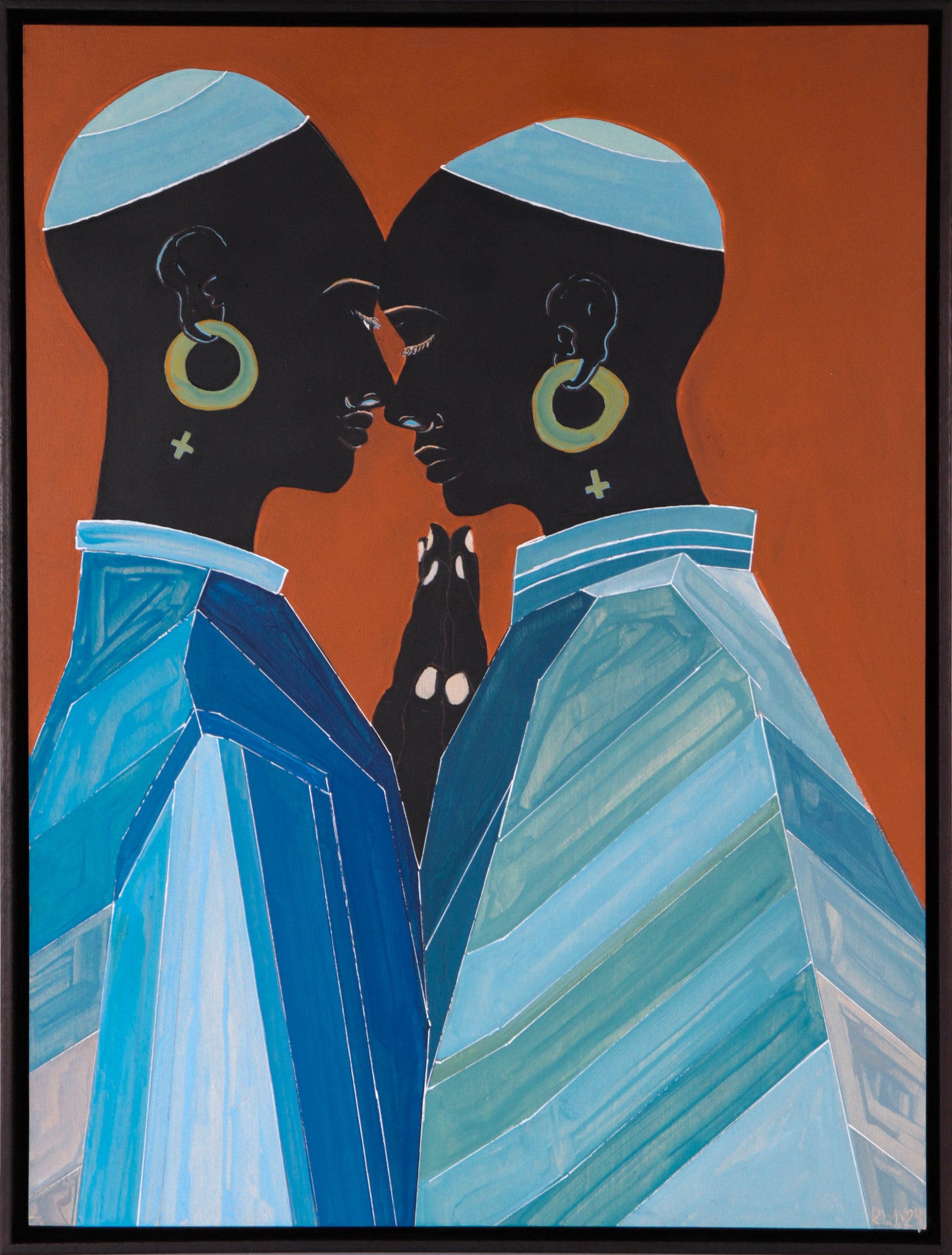 <i>Vow (Ruth & Naomi)</i> <br>2024 Hand-Mixed Pigment <br><br>#C9584