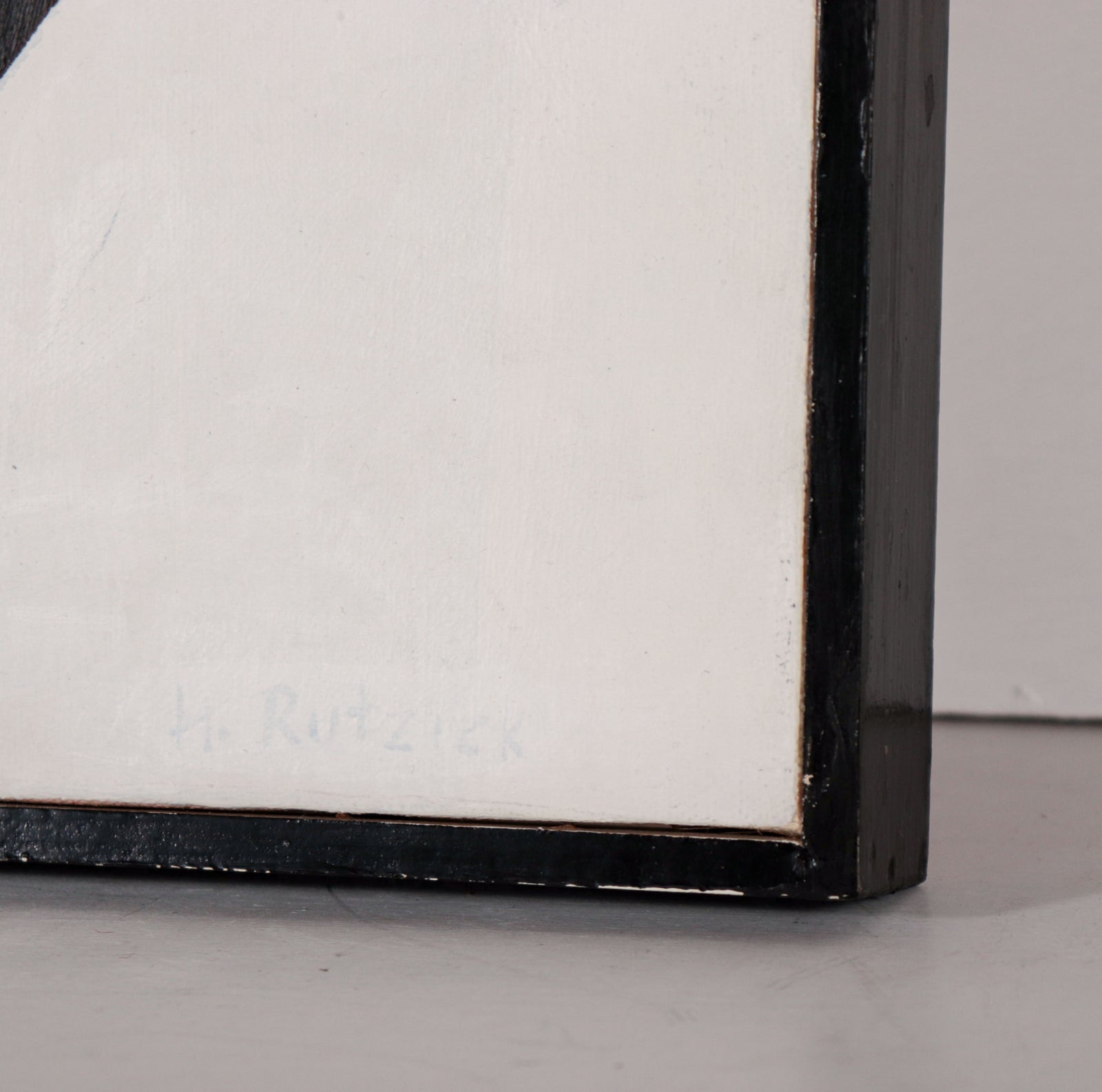 Minimalist Abstract with Honeycomb Motif <br>20th Century Acrylic <br><br>#D0623