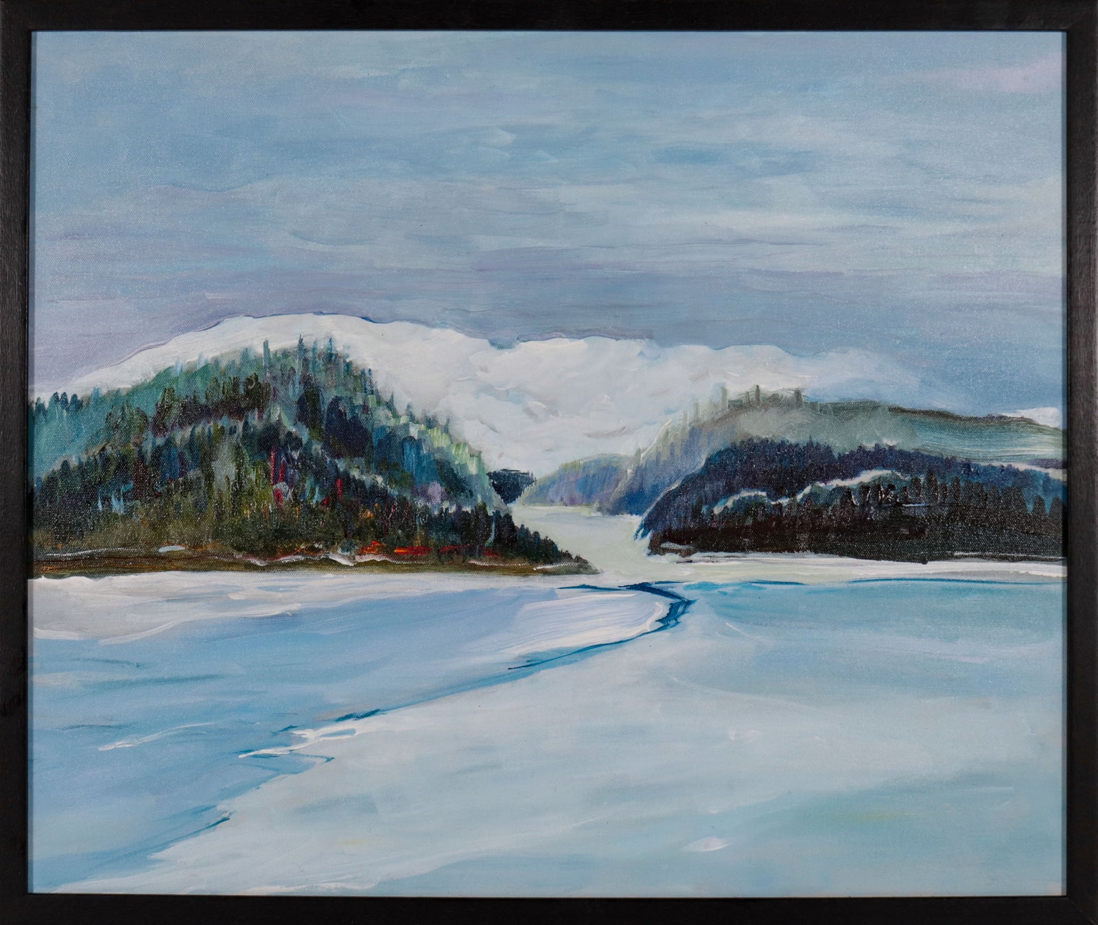 <i>Inlet, North West</i> <br>20th Century Acrylic <br><br>#D1022