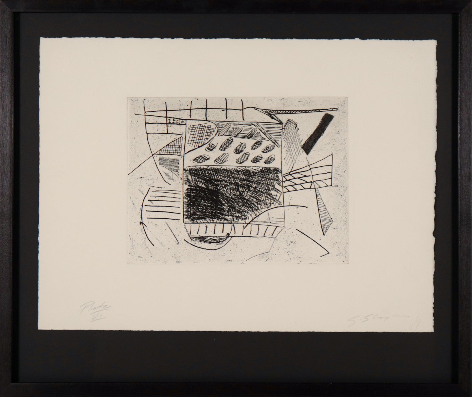 <I>Passing Through</I> <br>1969 Etching <br><br>#D1237