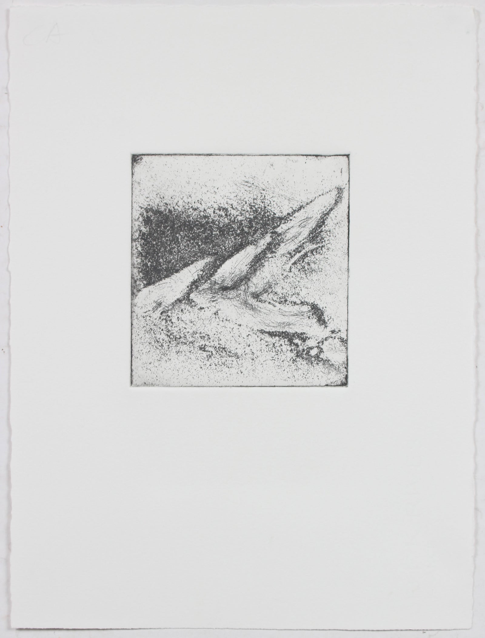 Gestural Abstract Etching <br>Late 1990s-Early 2000s <br><br>#95549