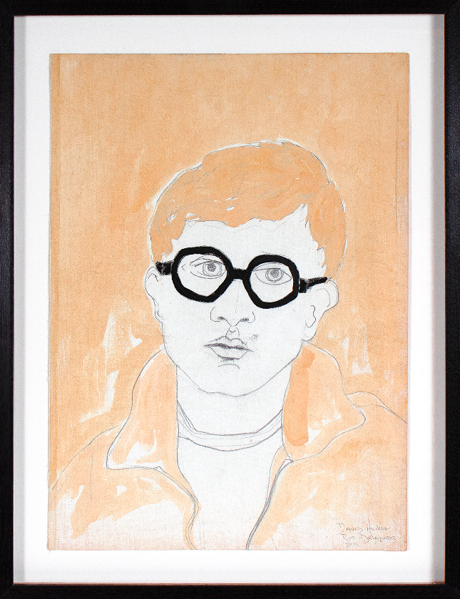 <I>David Hockney</I> <br>2025 Gouache and Graphite <br><br>#C7993