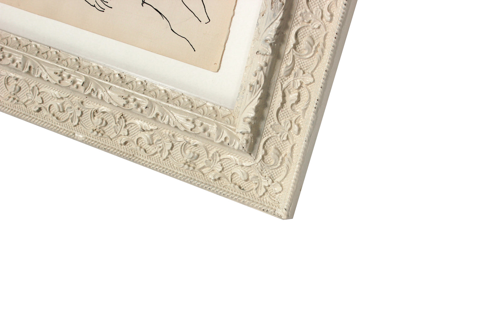 Interconnected Figures <br>Early 20th Century Ink on Paper <br><br>#11266