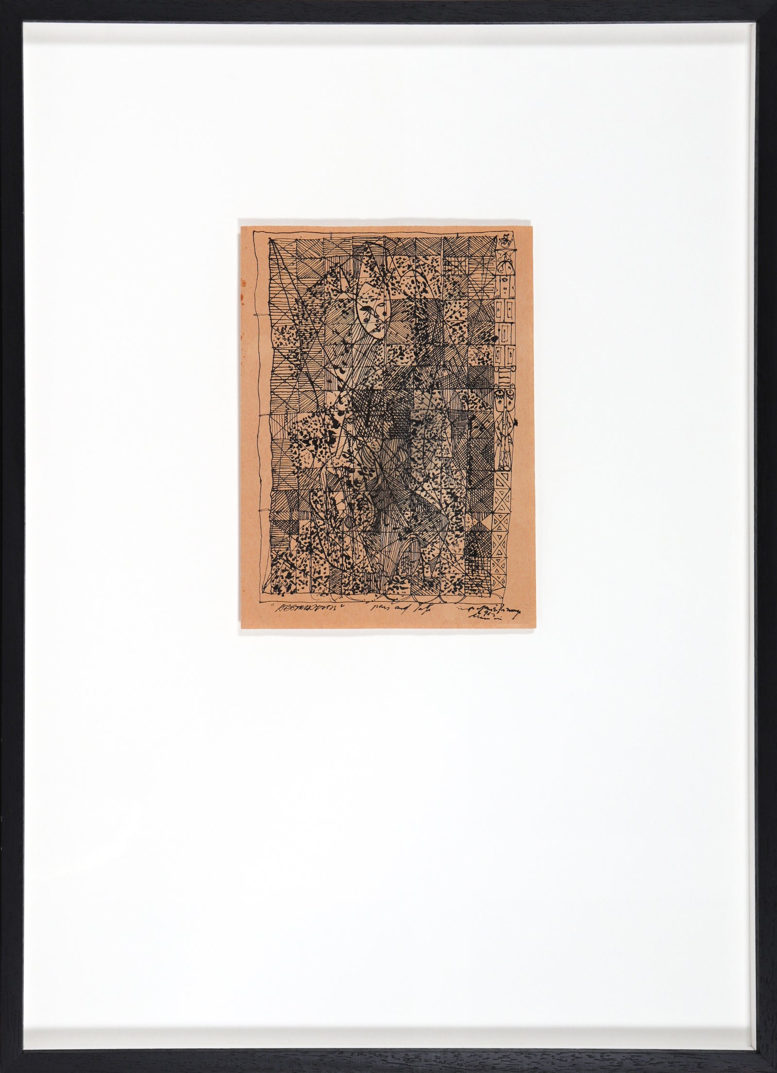 <i>Abstraction</i> <br>1970 Ink <br><br>#14608