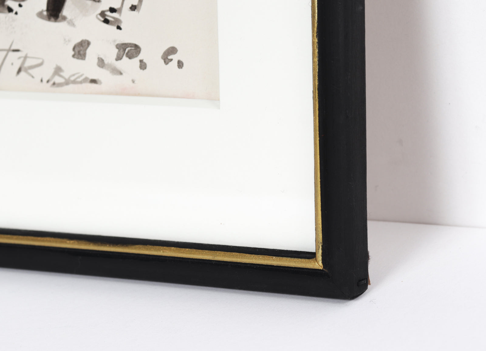 Deconstructed Monochromatic Abstraction <br>1966 Ink <br><br>#14795