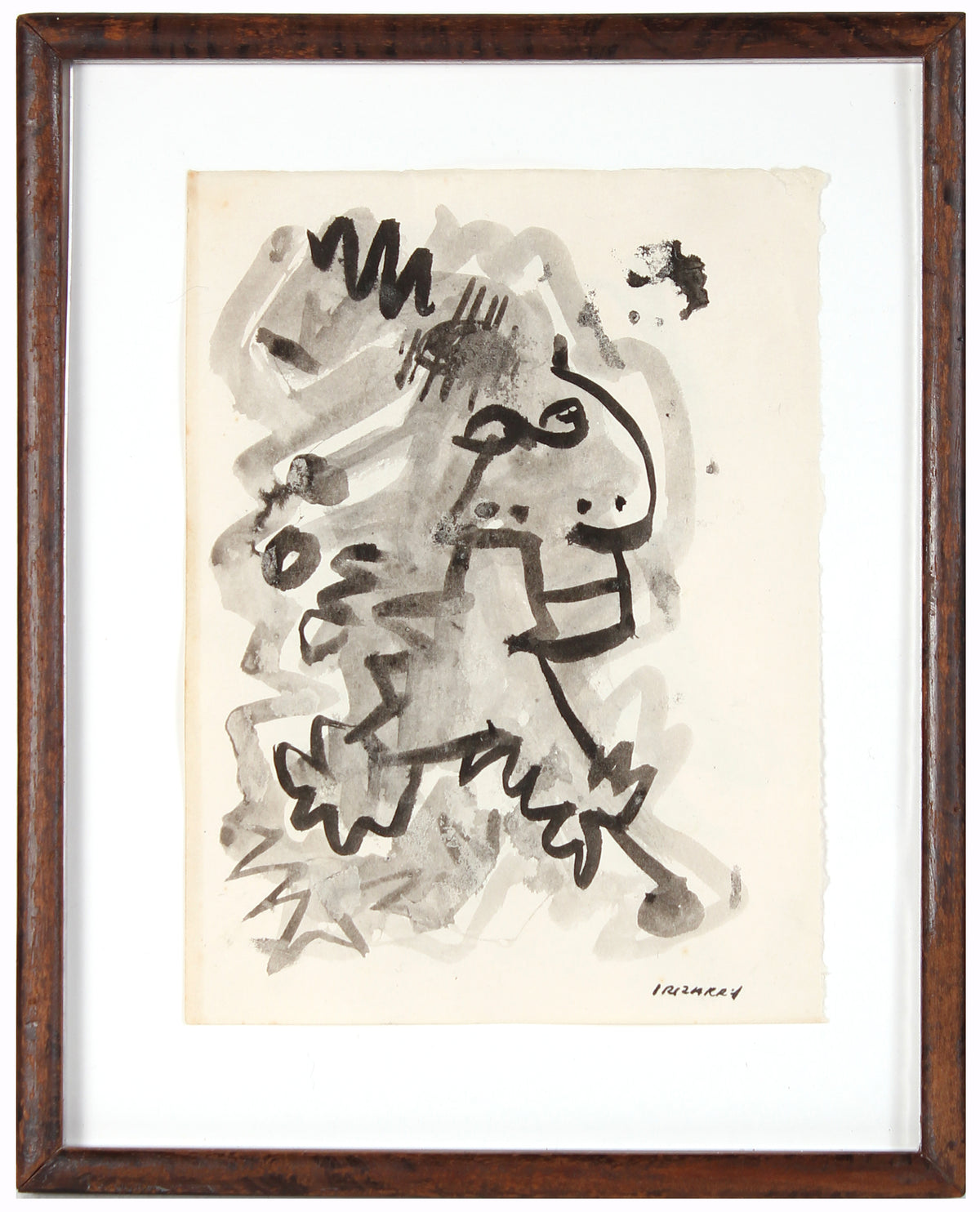 Deconstructed Abstract Figure&lt;br&gt;Mid 20th Century Ink on Paper&lt;br&gt;&lt;br&gt;#14830