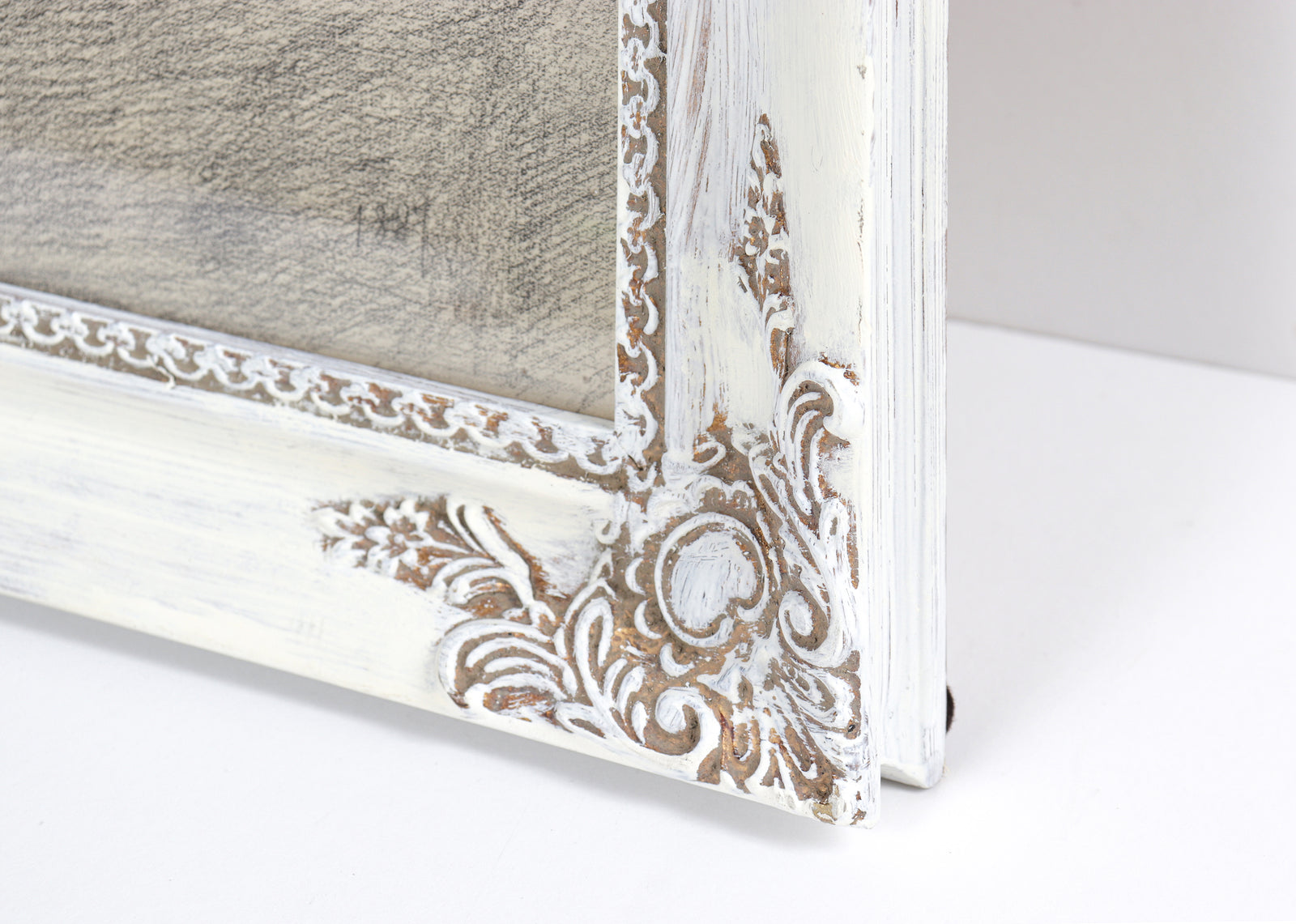 French Academic Hydrangea Still Life Drawing <br>1887 Charcoal <br><br>#23895