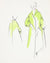 Neon Green Trench Coat<br> Gouache & Ink Fashion Illustration<br><br>#26513