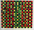 Red-Yellow-Green Grid<br>1970s Acrylic<br><br>#7385