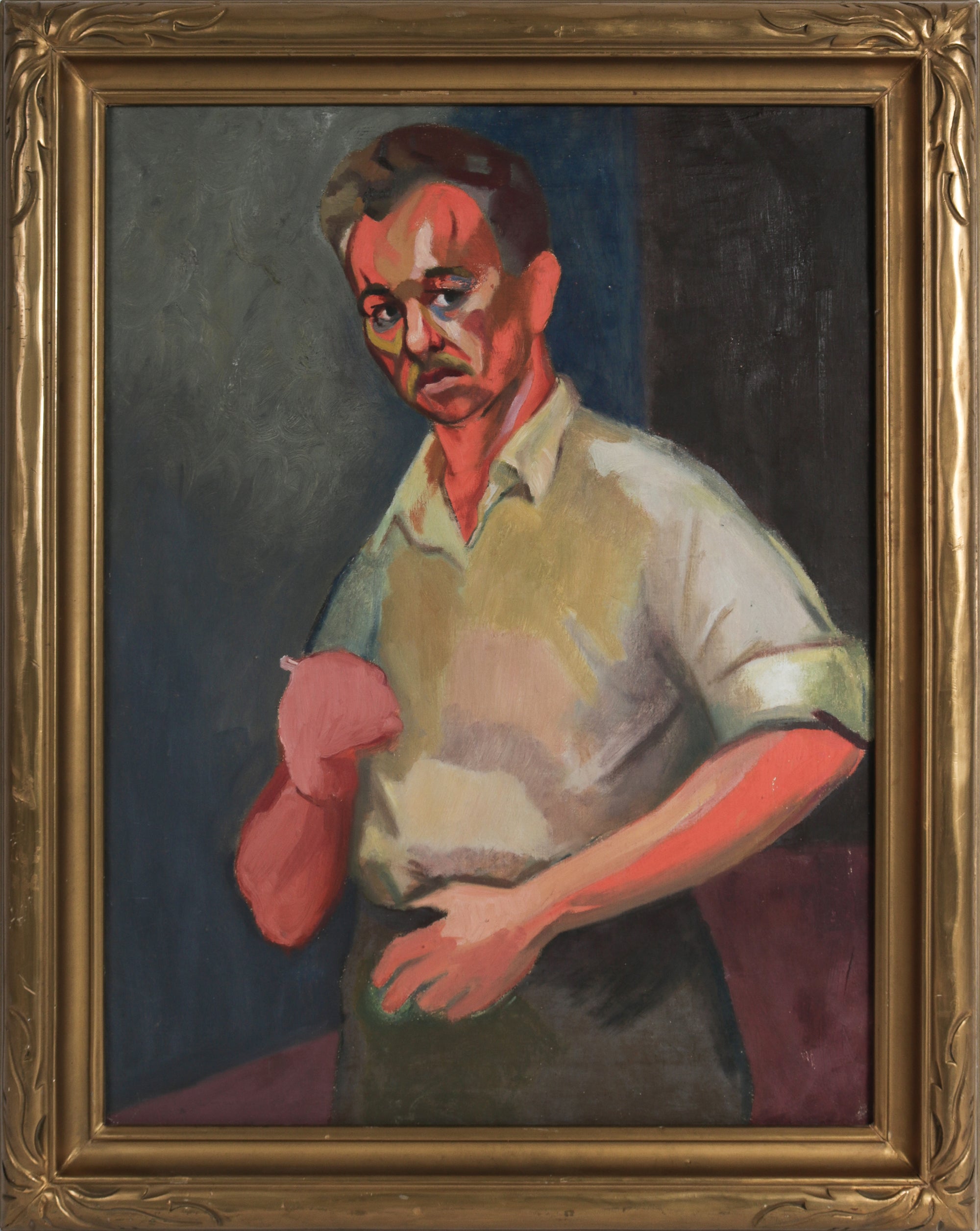 Artist Self Portrait <br>1930s Oil <br><br>#50197
