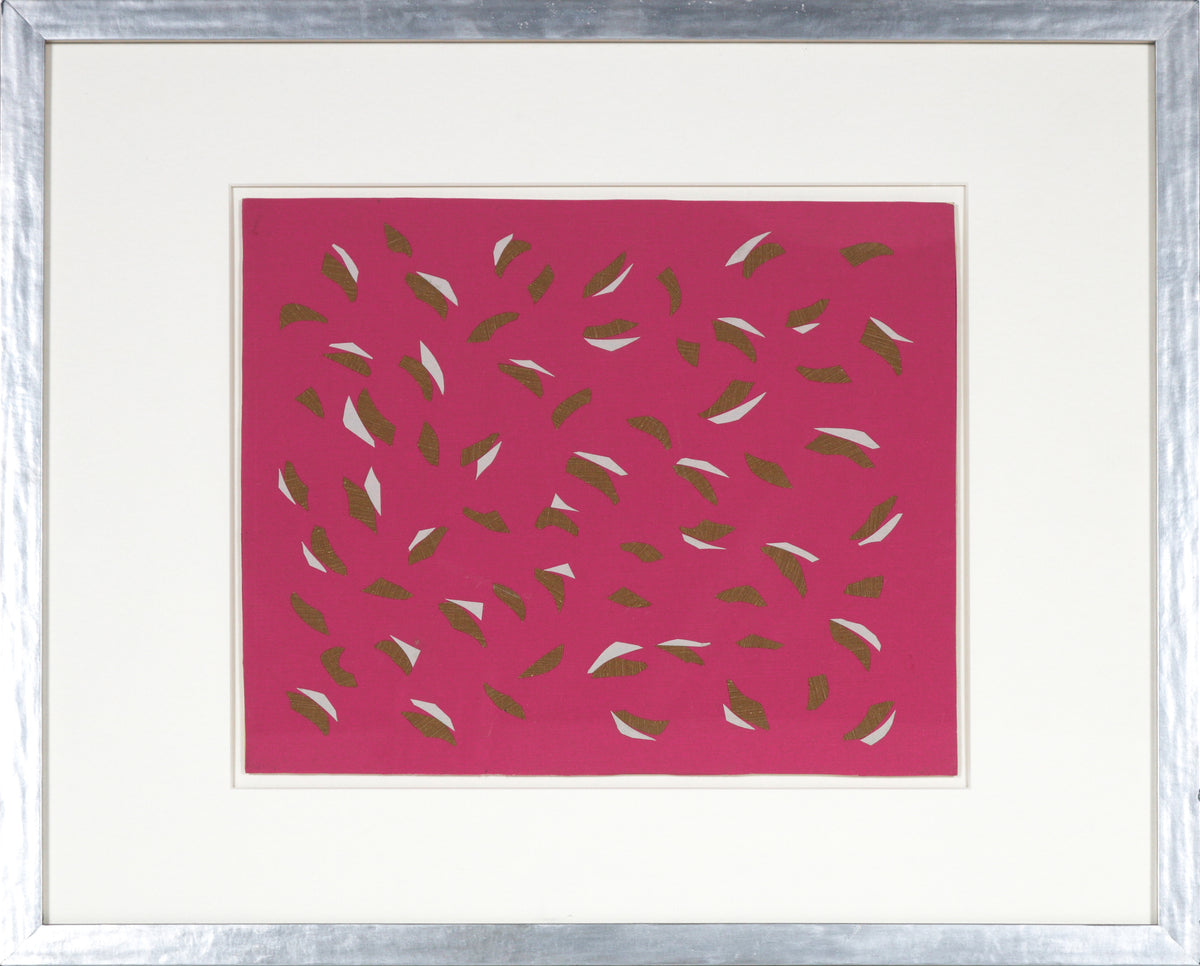 Playful Pink Collage&lt;br&gt;Late 20th Century Abstract&lt;br&gt;&lt;br&gt;#84688