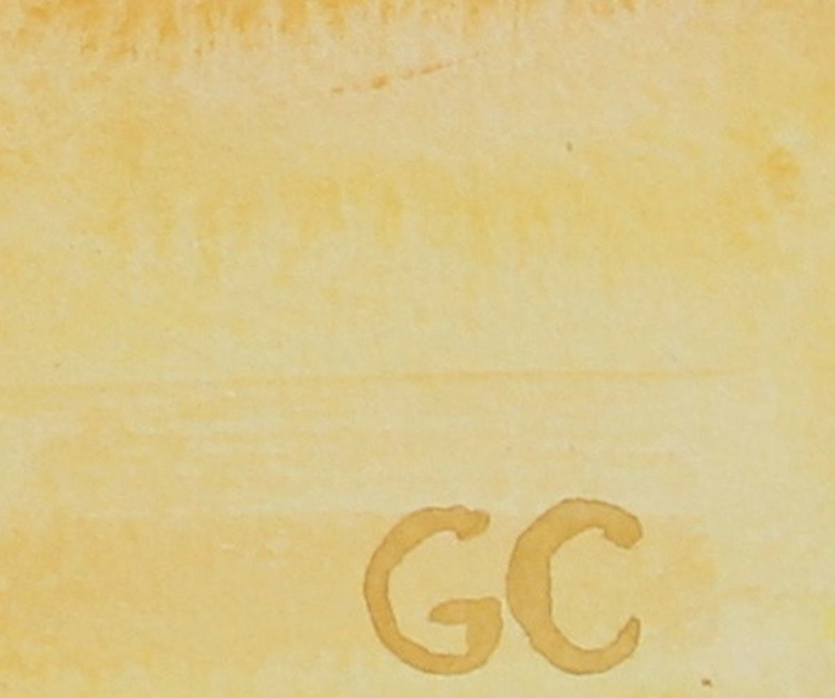 <i>Mendocino Lake III</i> <br>2016 Watercolor, Graphite, Oil & Ink <br><br>#89693