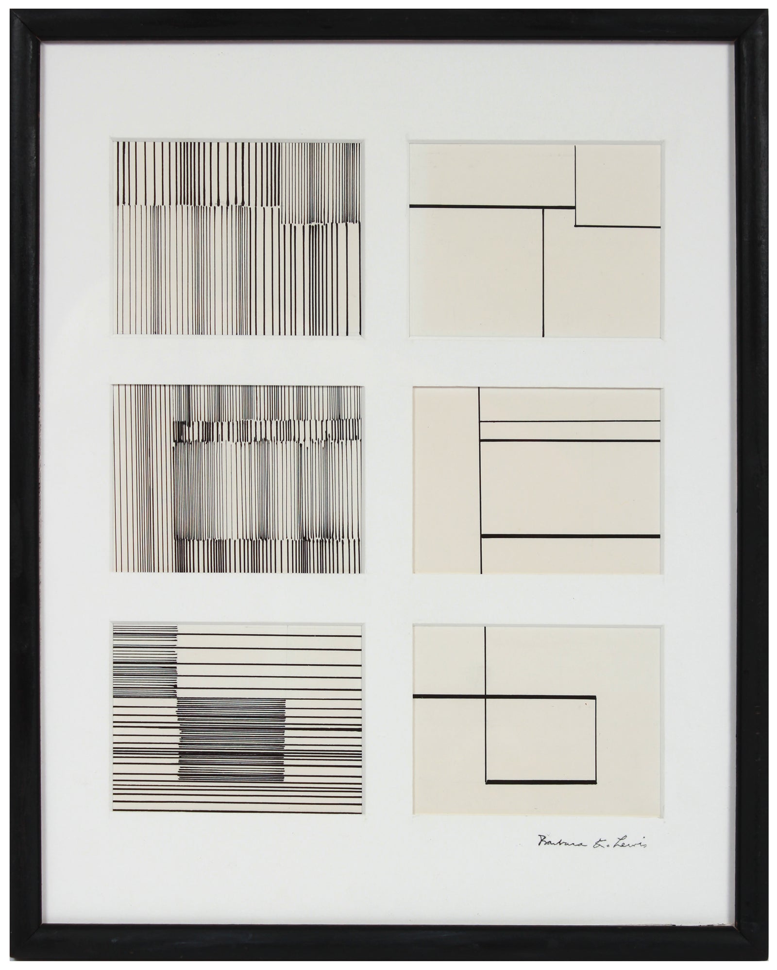 Petit Monochromatic Vignettes <br>1967 Ink <br><br>#96728