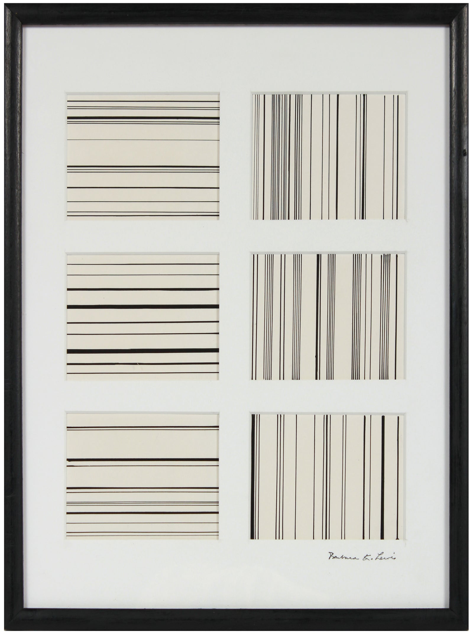 Petit Monochromatic Linear Vignettes <br>1967 Ink <br><br>#96729