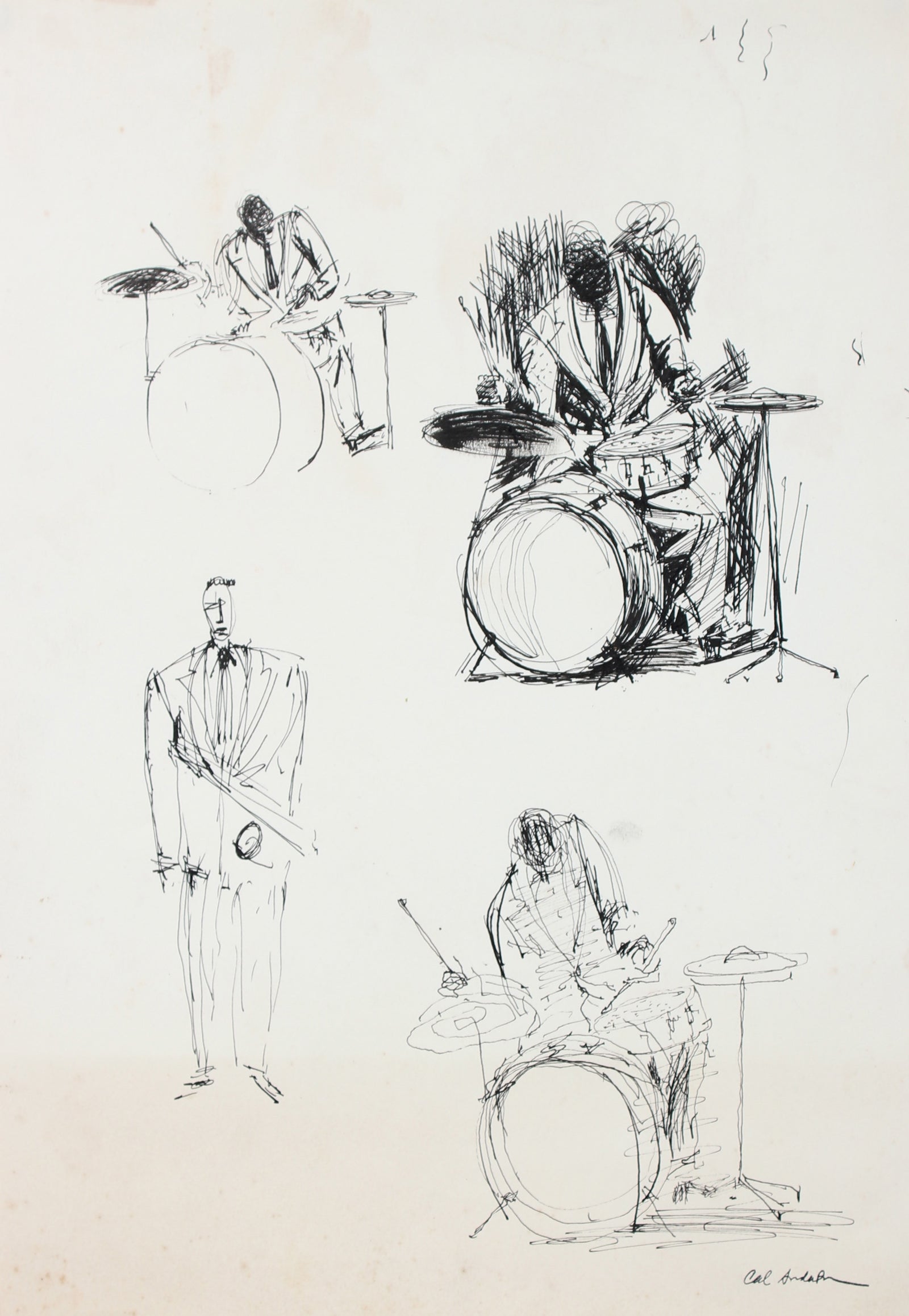 Studies of the Band <br>Mid Century Ink <br><br>#97511