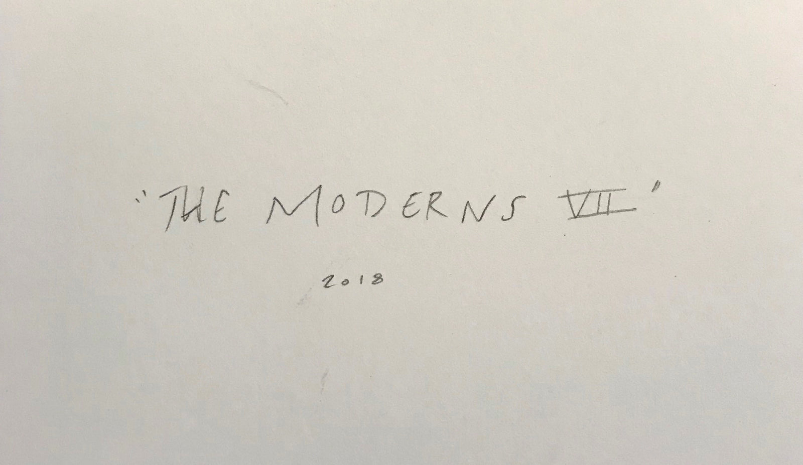 <i>The Moderns VII</i> <br>2018 Cut Paper & Mat Board <br><br>#99715