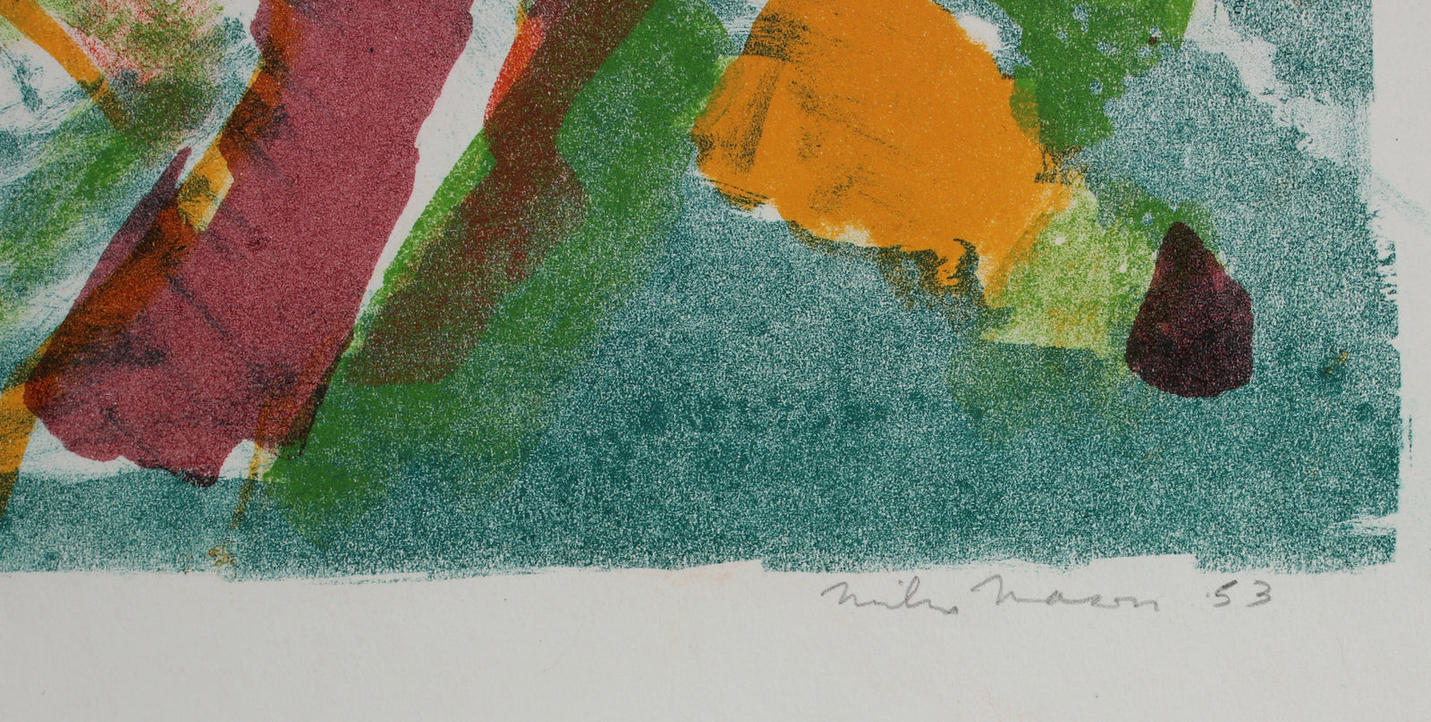 Colorful Organic Forms<br>1953 Lithograph<br><br>#99800