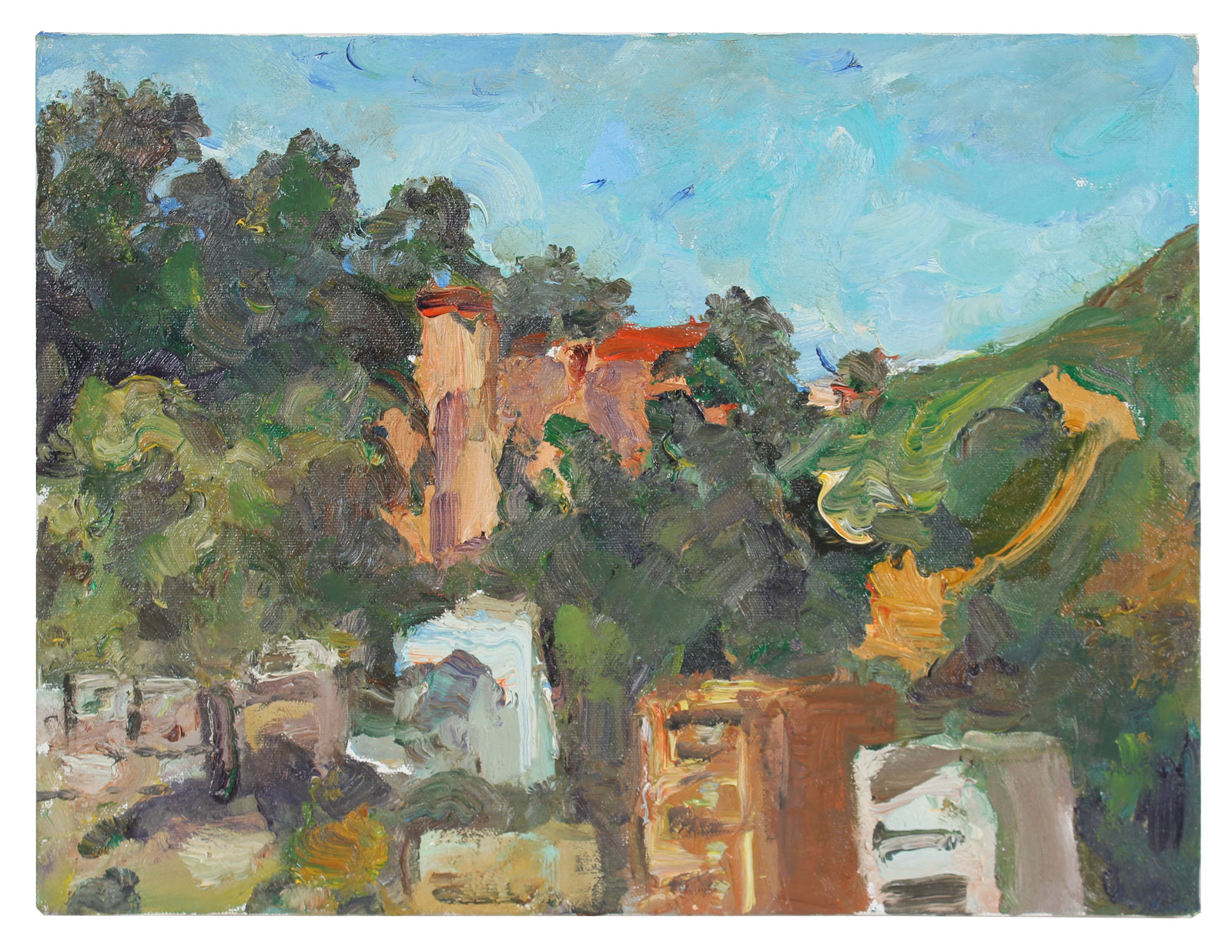 <i>Randall Museum</i> <br>2000 Oil <br><br>#A0131