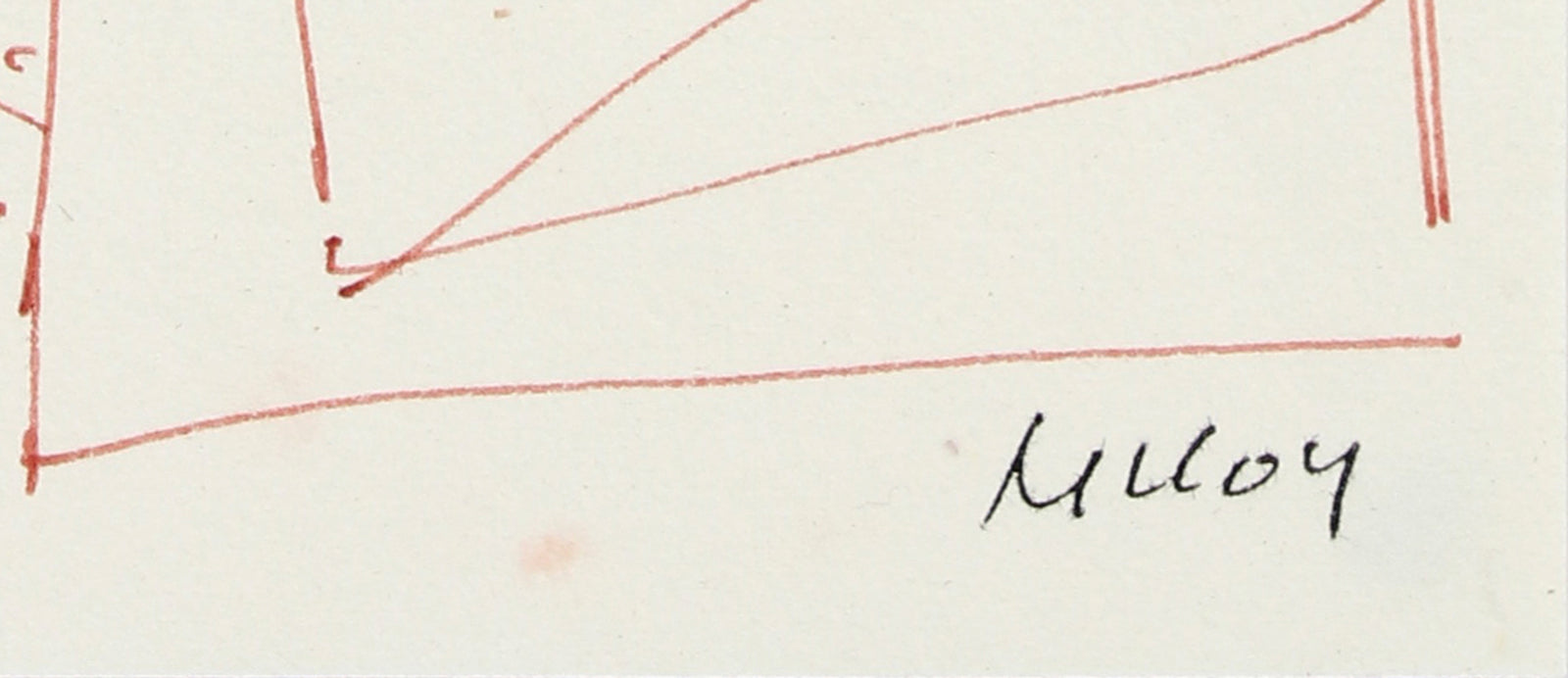 Abstracted Nude Portrait & Interior <br>20th Century Ink <br><br>#A5641