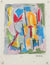 Abstracted City Scene <br>20th Century Pastel <br><br>#A5645